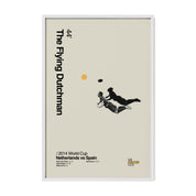 Van Persie "The Flying Dutchman" Netherlands 2014 World Cup Print