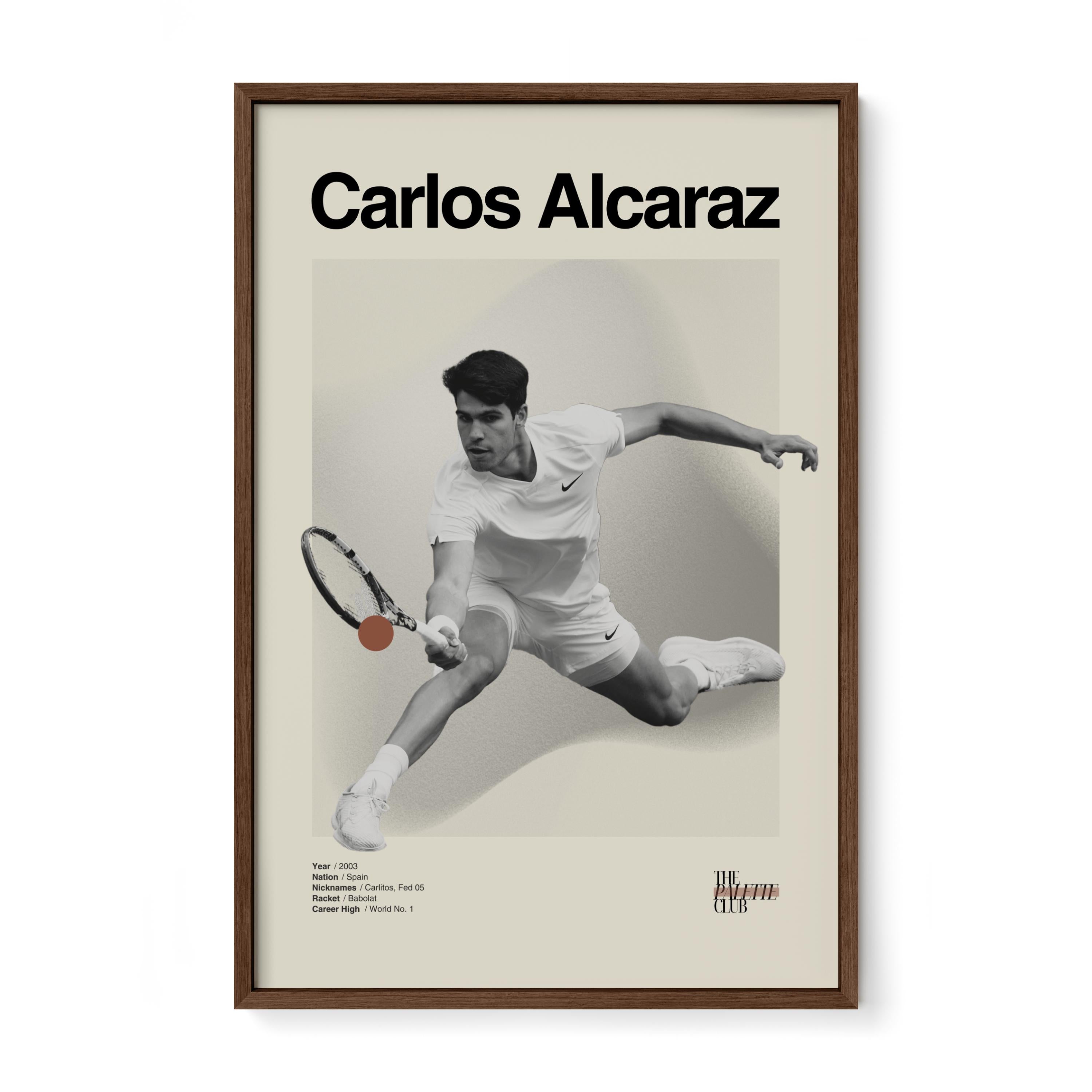 Carlos Alcaraz Wimbledon Print