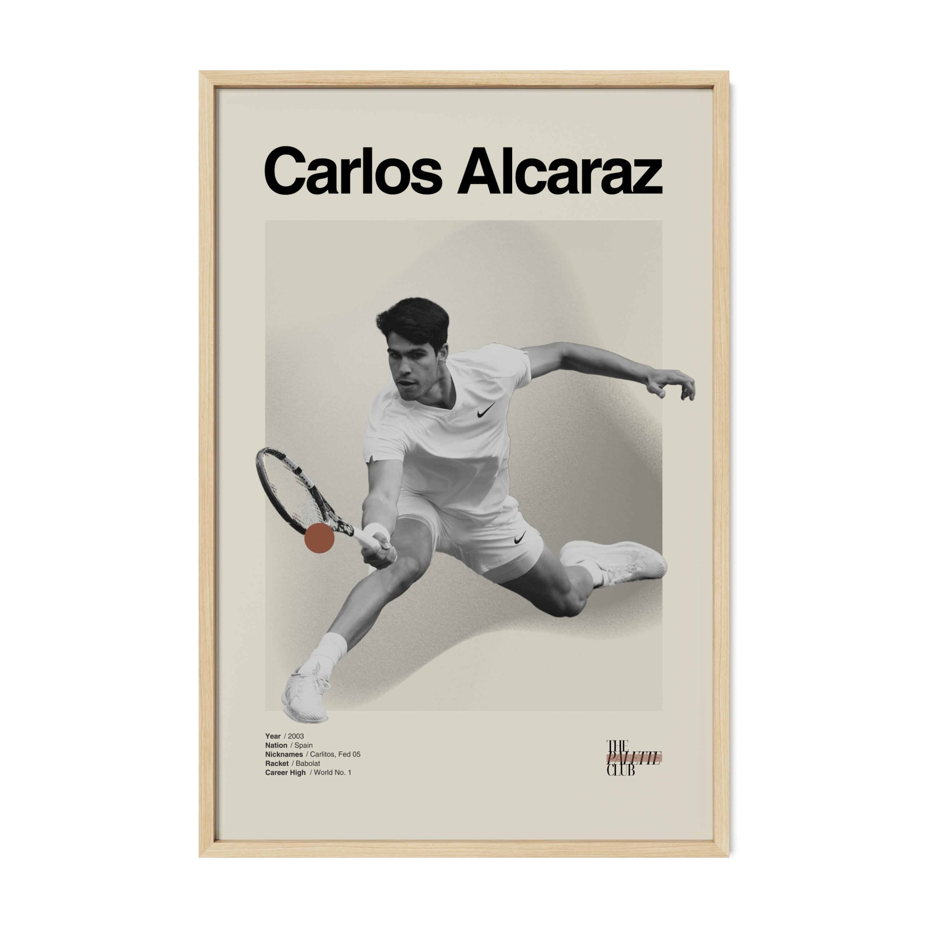Carlos Alcaraz Wimbledon Print