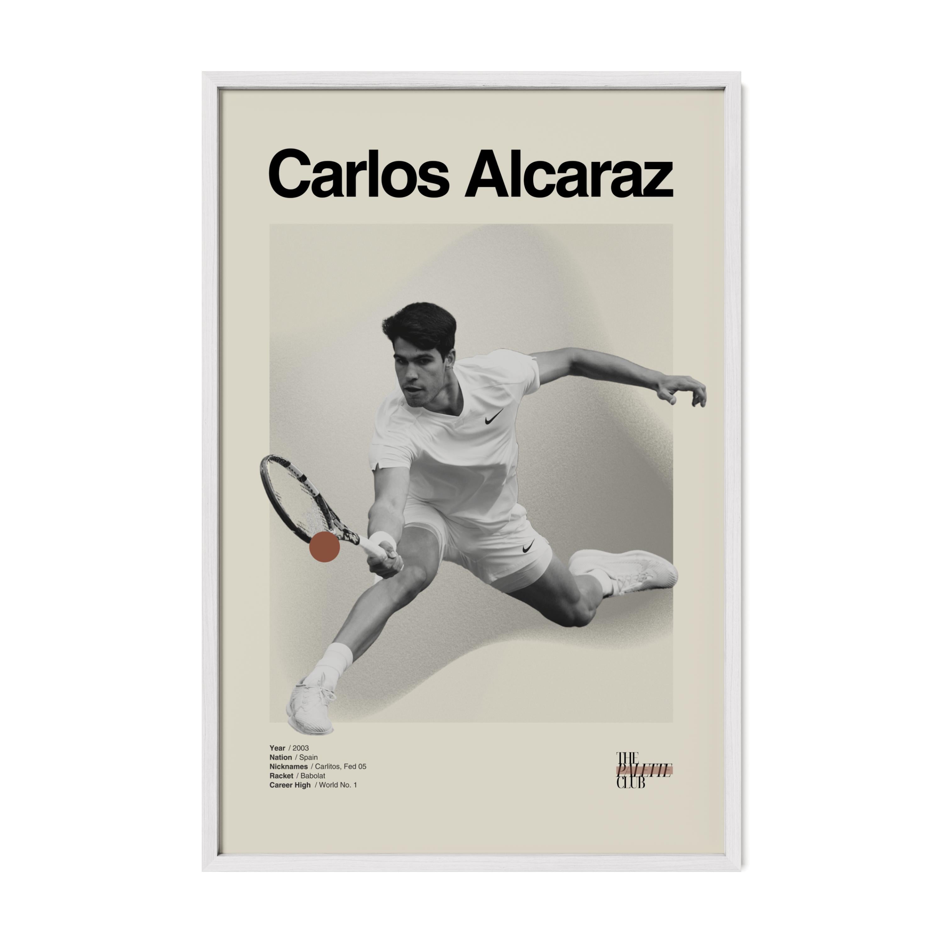 Carlos Alcaraz Wimbledon Print