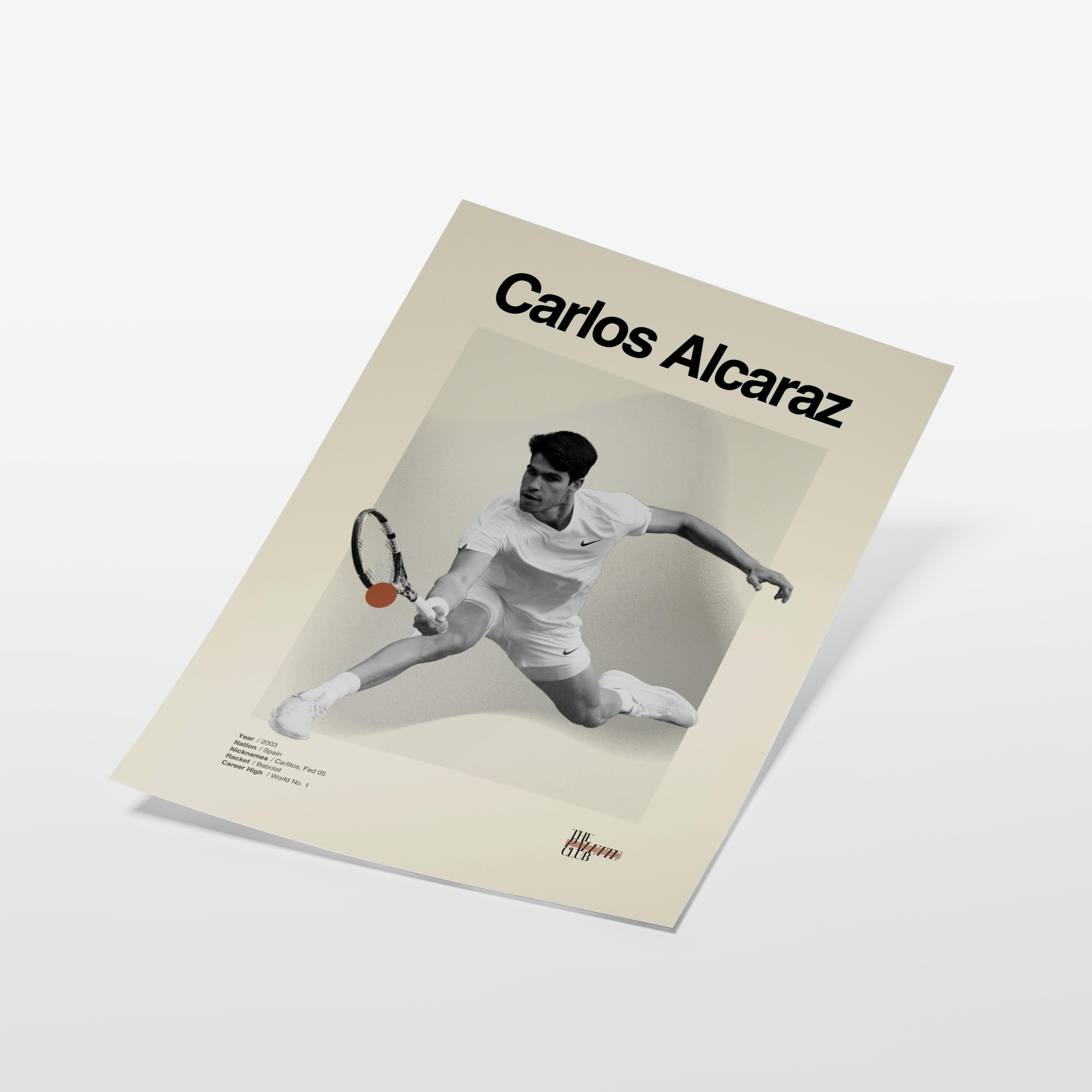 Carlos Alcaraz Wimbledon Print