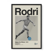 Rodri Manchester City Print