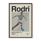 Rodri Manchester City Print