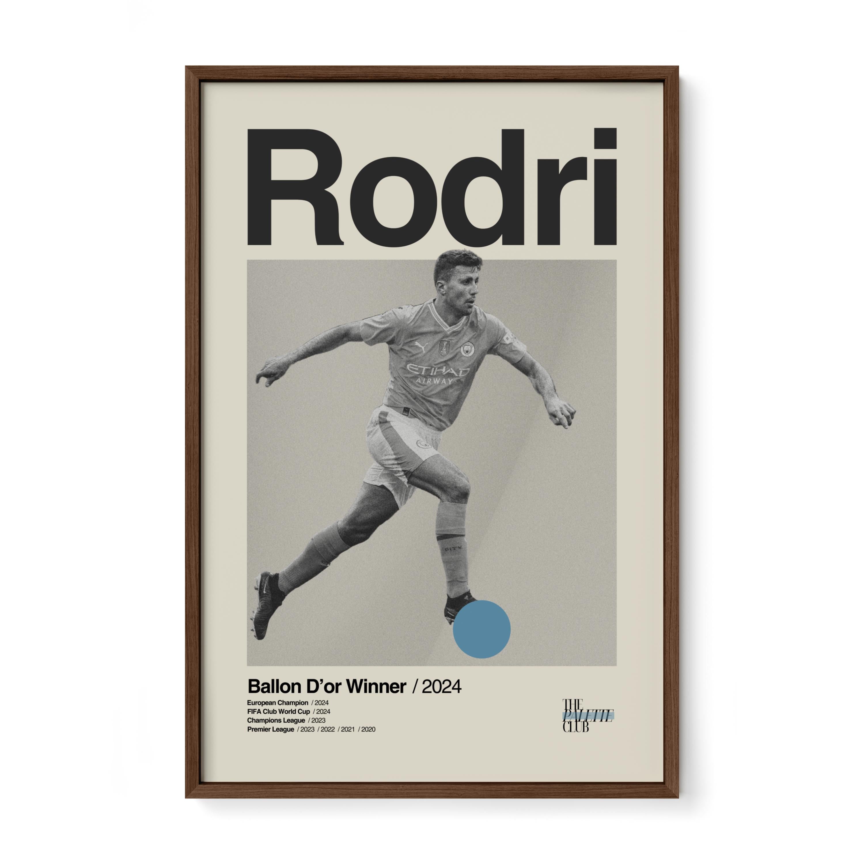 Rodri Manchester City Print