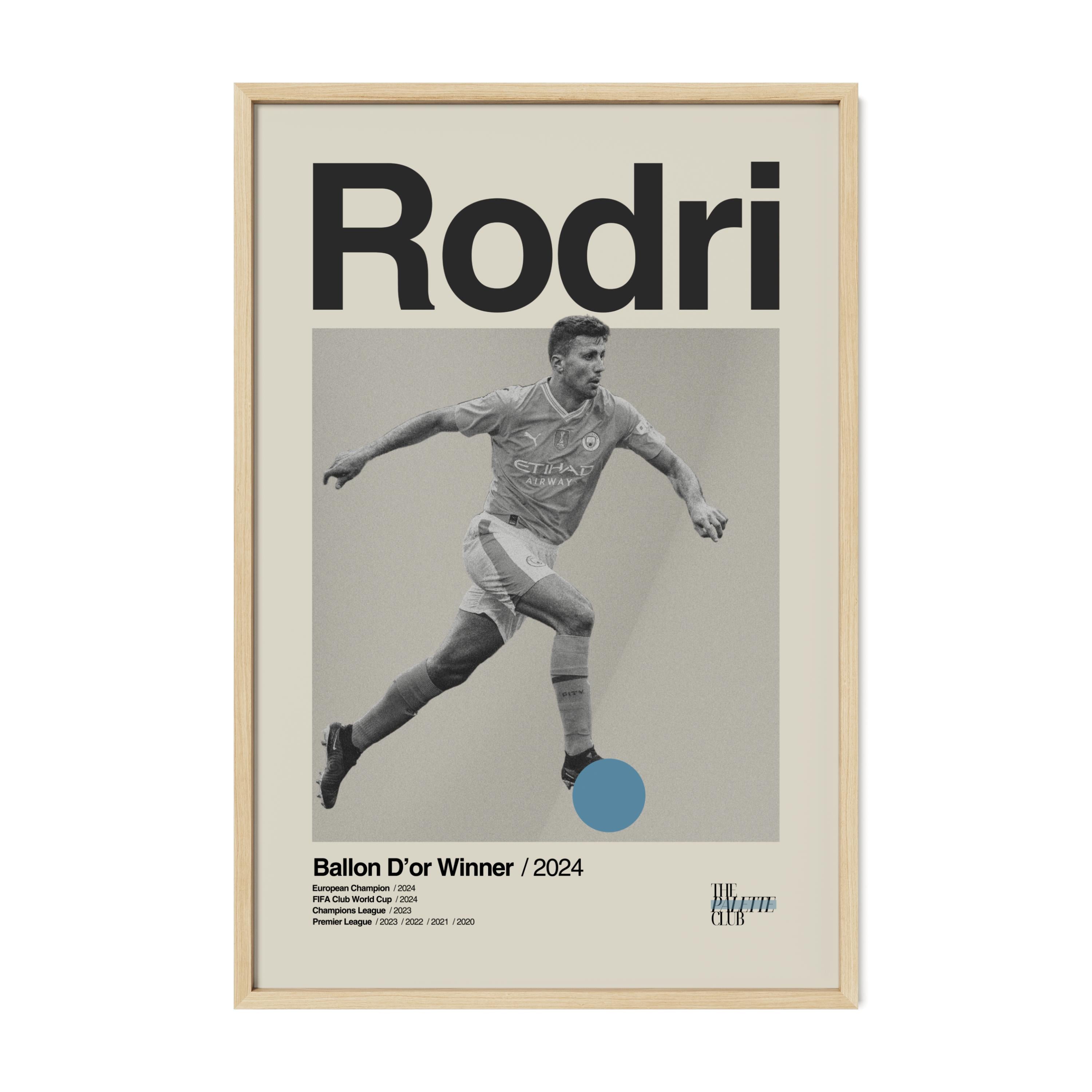 Rodri Manchester City Print