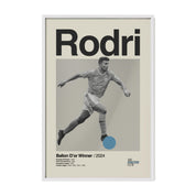 Rodri Manchester City Print