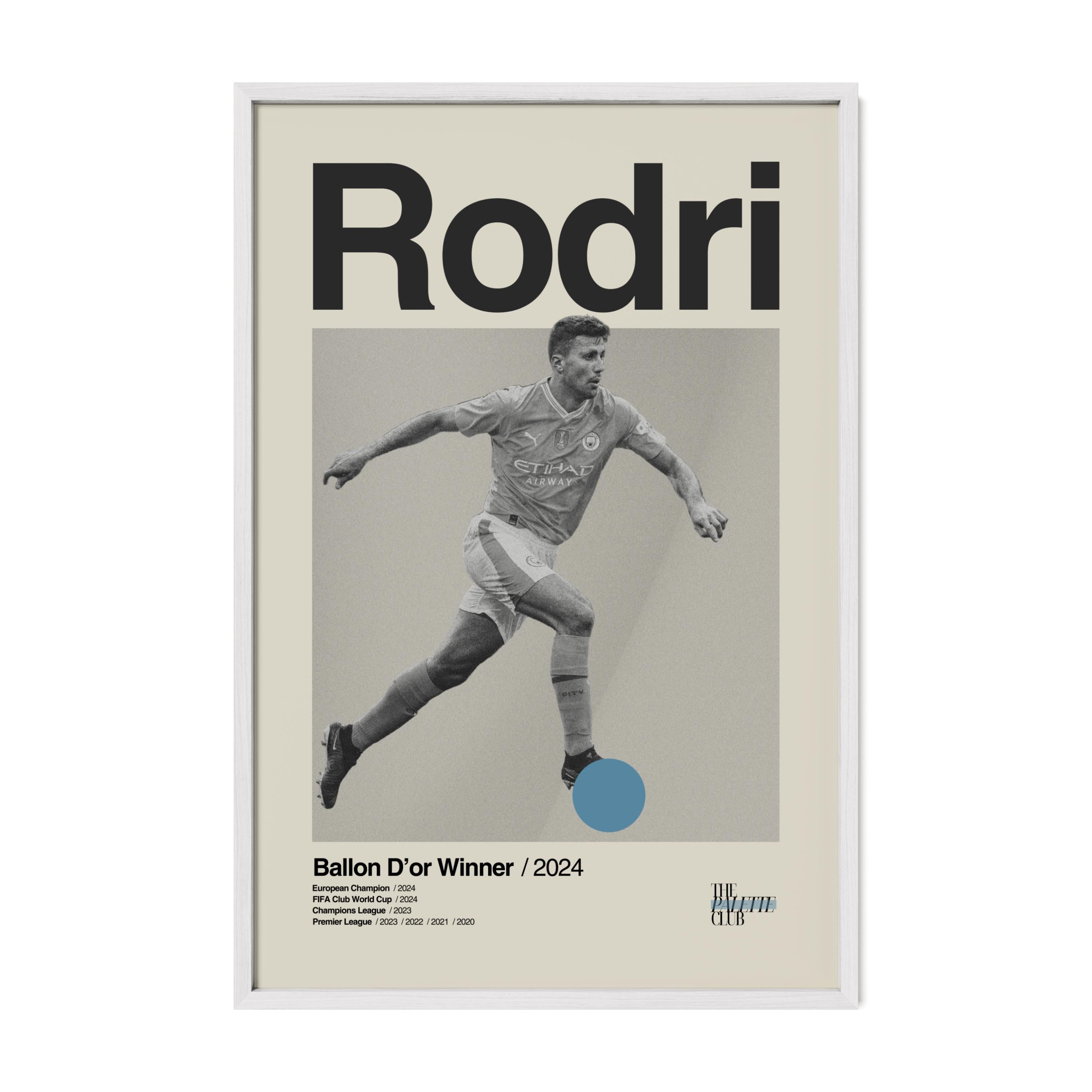 Rodri Manchester City Print