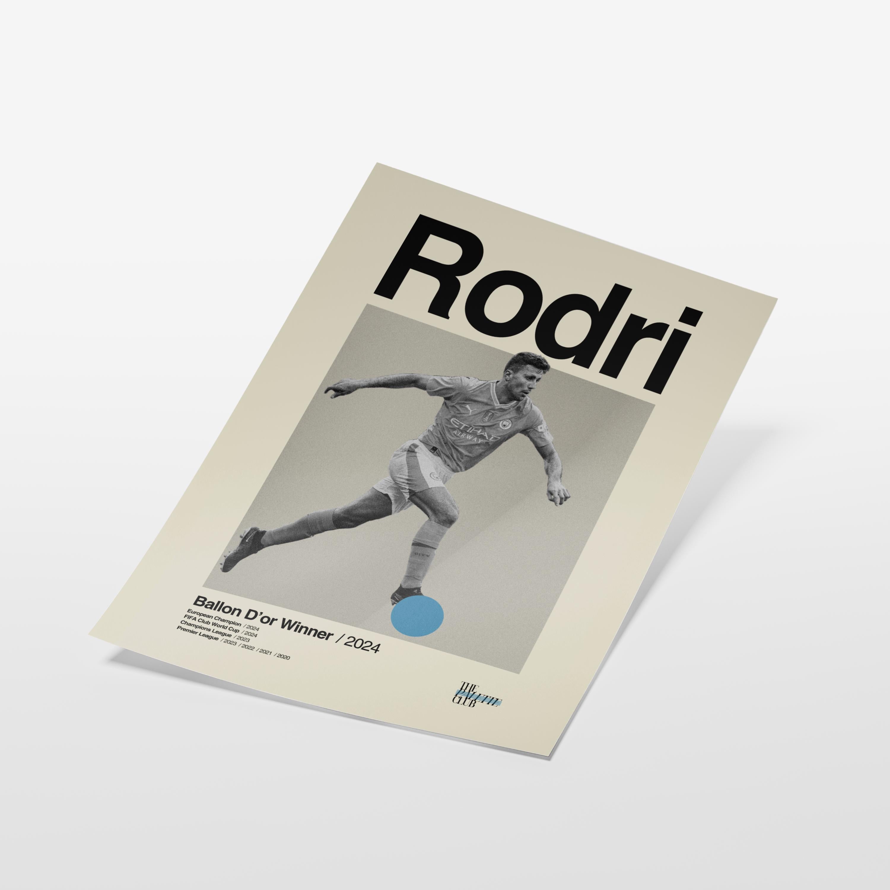 Rodri Manchester City Print