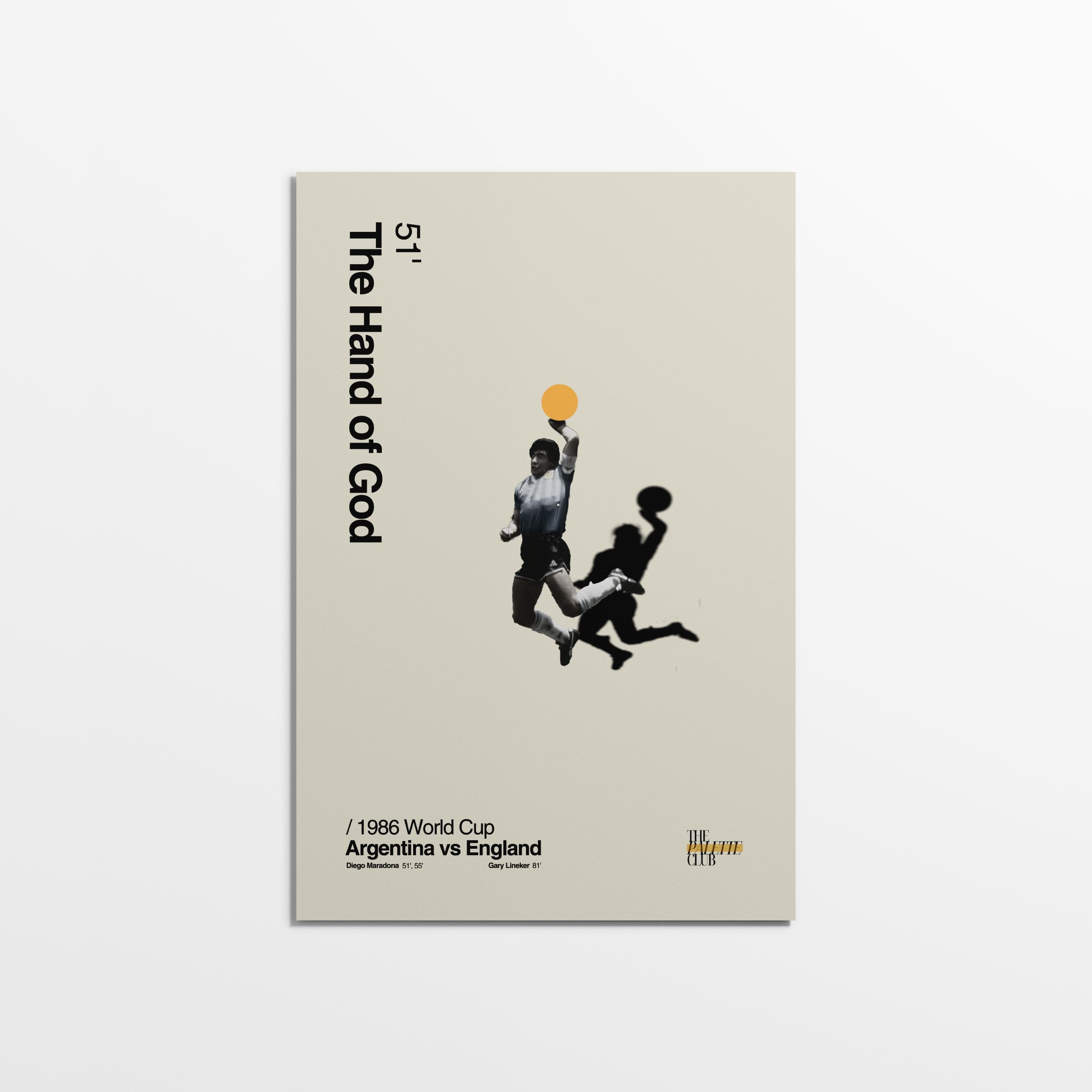 Maradona "Hand of God" Print