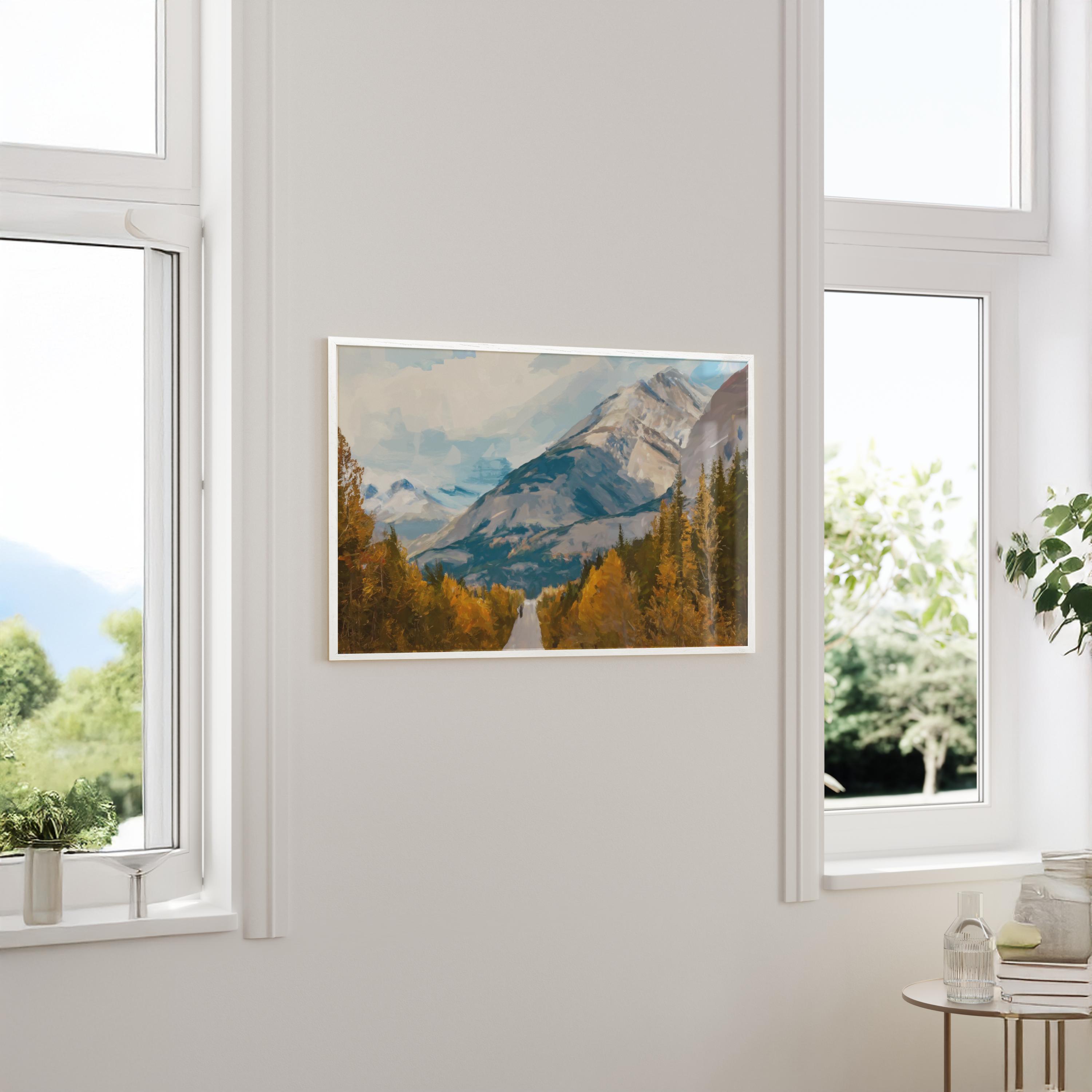 Banff Icefield Parkway - Oil Painting Print