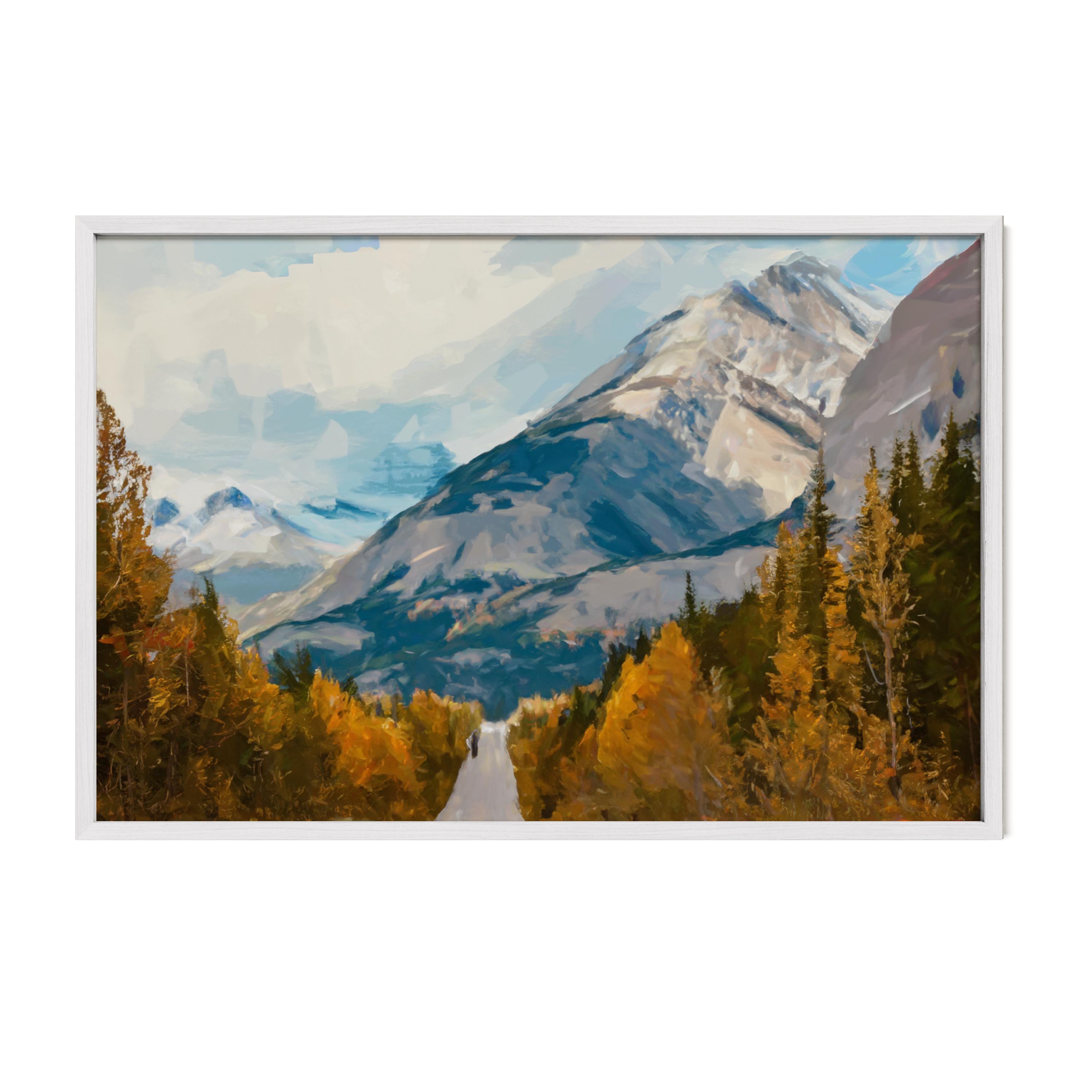 Banff Icefield Parkway - Oil Painting Print