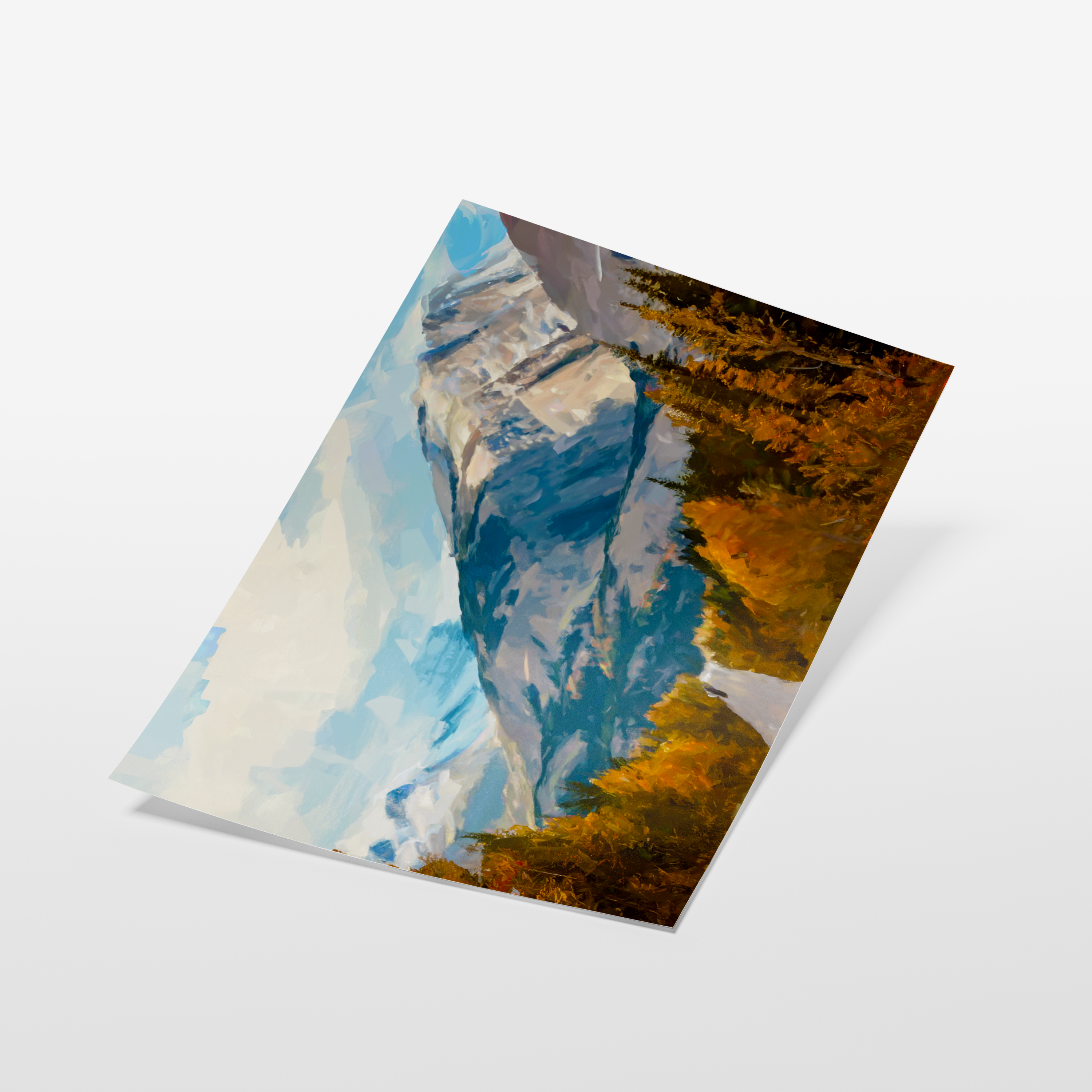 Banff Icefield Parkway - Oil Painting Print