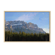 Banff Castle Mountain - Oil Painting Print