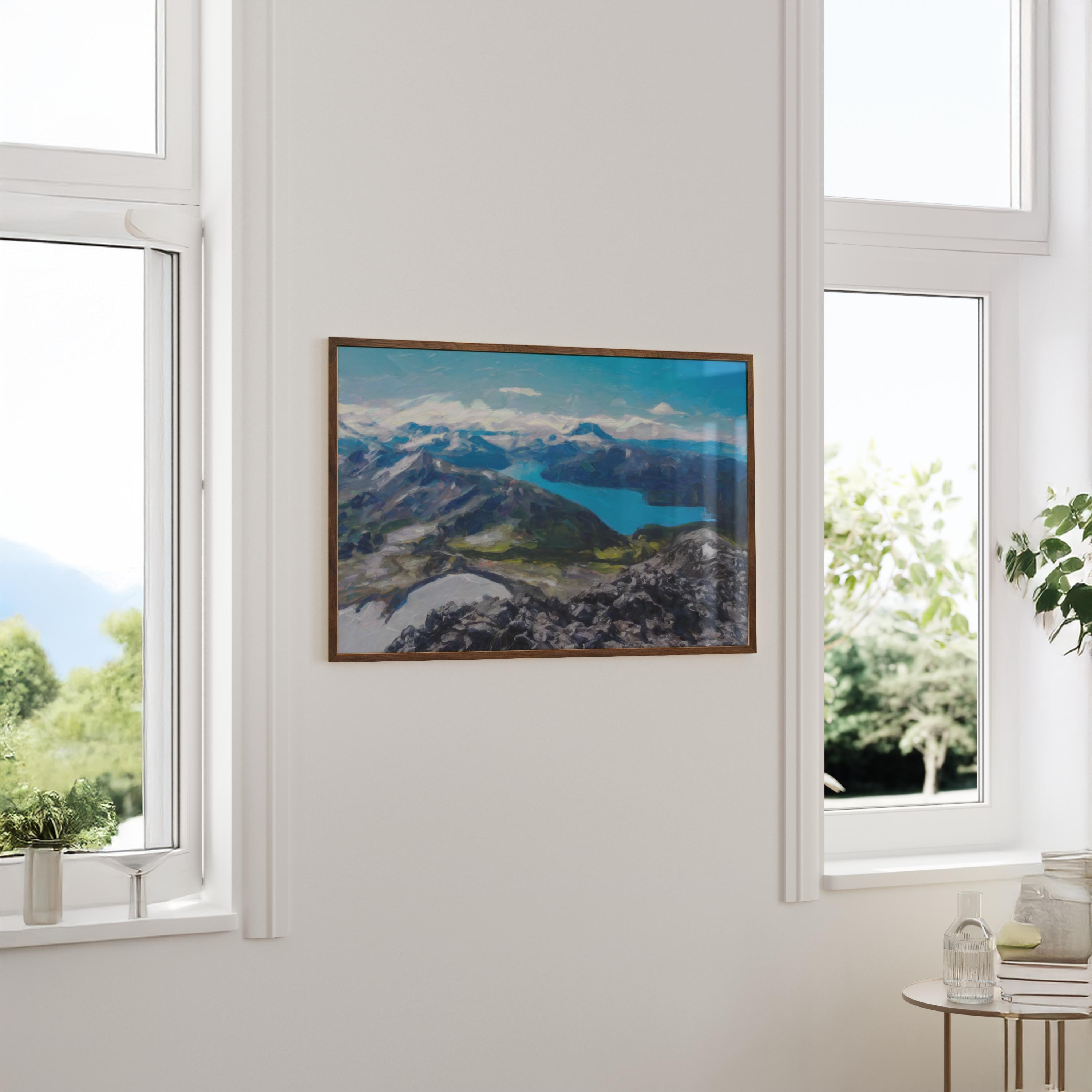 Garibaldi Lake - Oil Painting Print