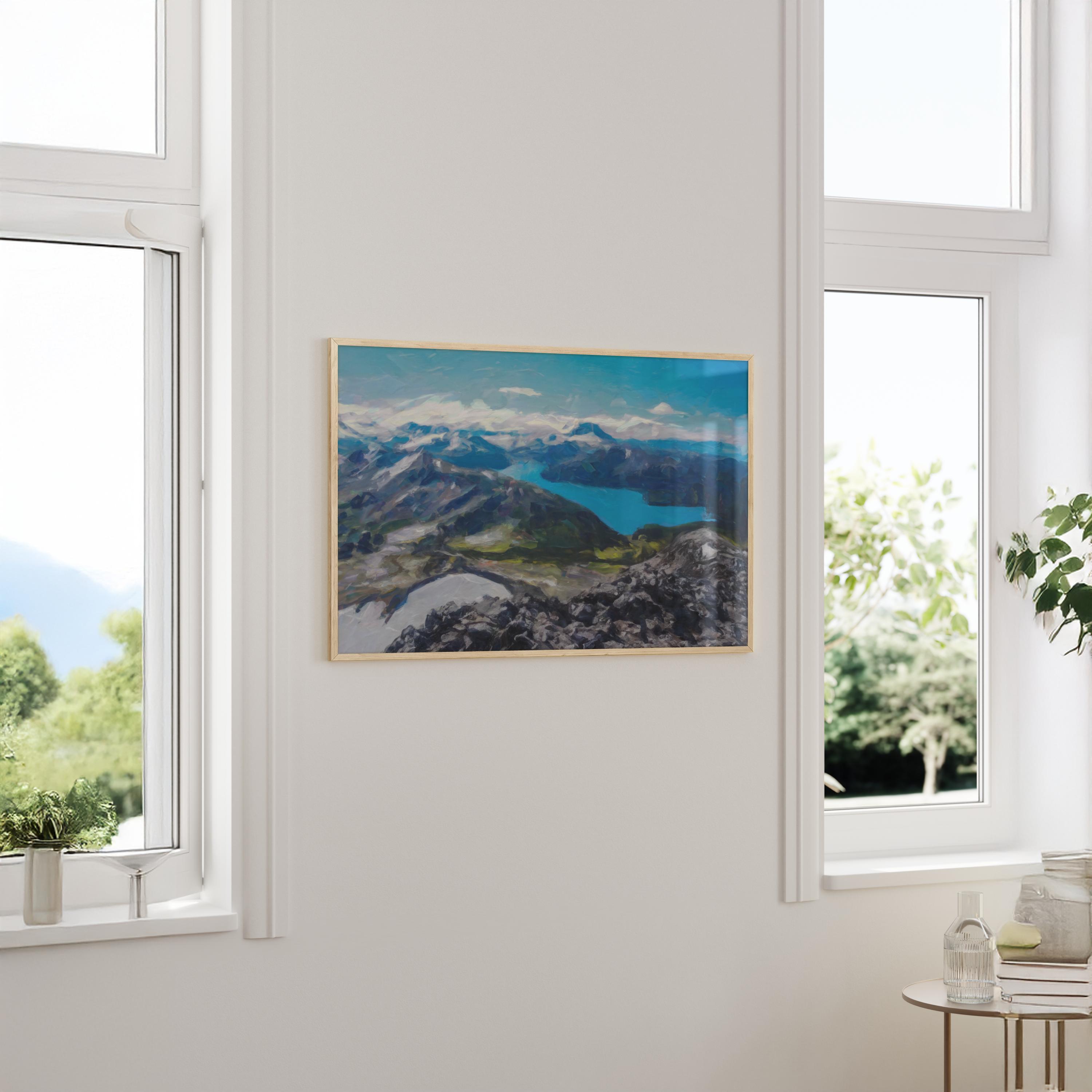 Garibaldi Lake - Oil Painting Print