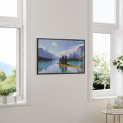 Banff Maligne Lake - Oil Painting Print