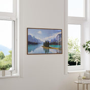 Banff Maligne Lake - Oil Painting Print