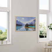 Banff Maligne Lake - Oil Painting Print