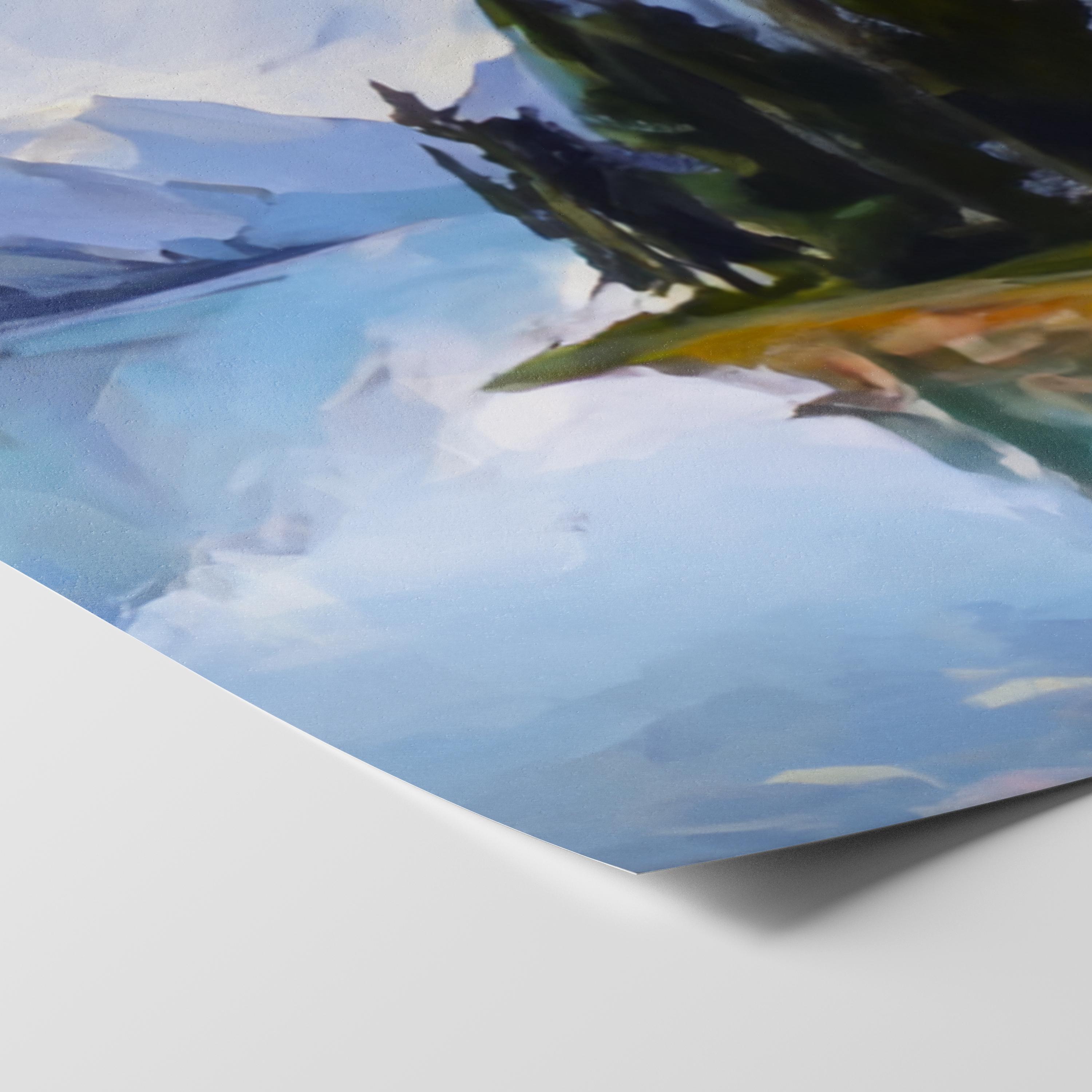 Banff Maligne Lake - Oil Painting Print