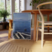 Nanaimo Wading Couple - Oil Painting Print