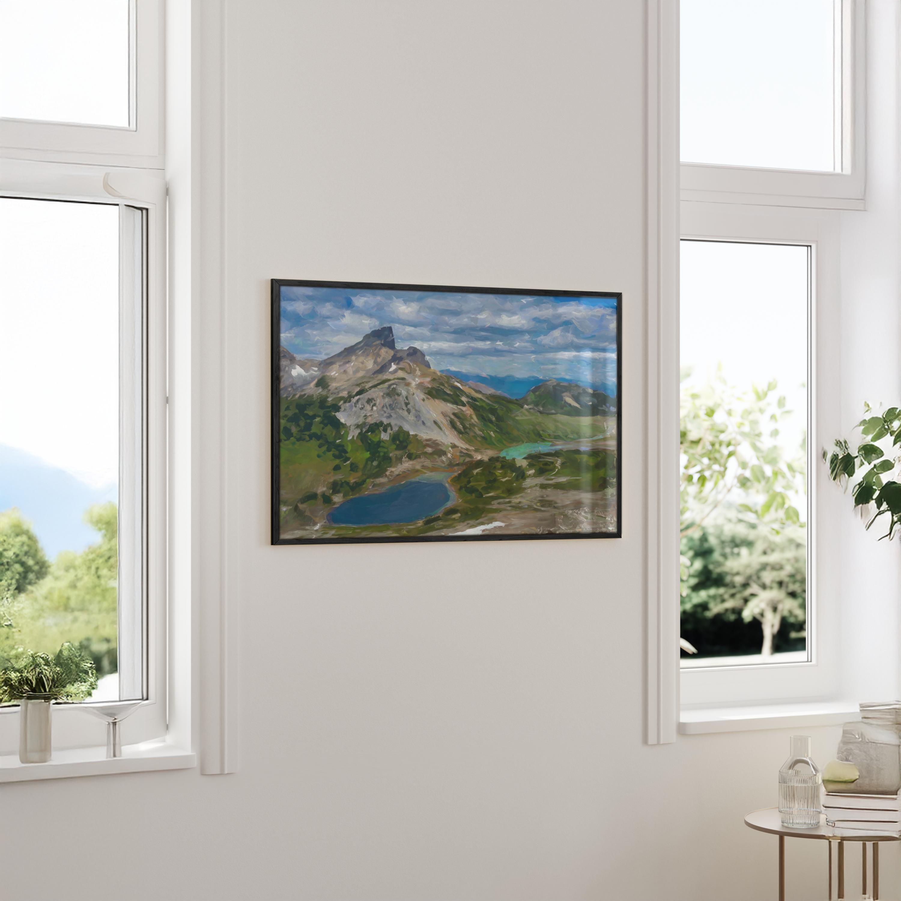 Panorama Ridge - Oil Painting Print