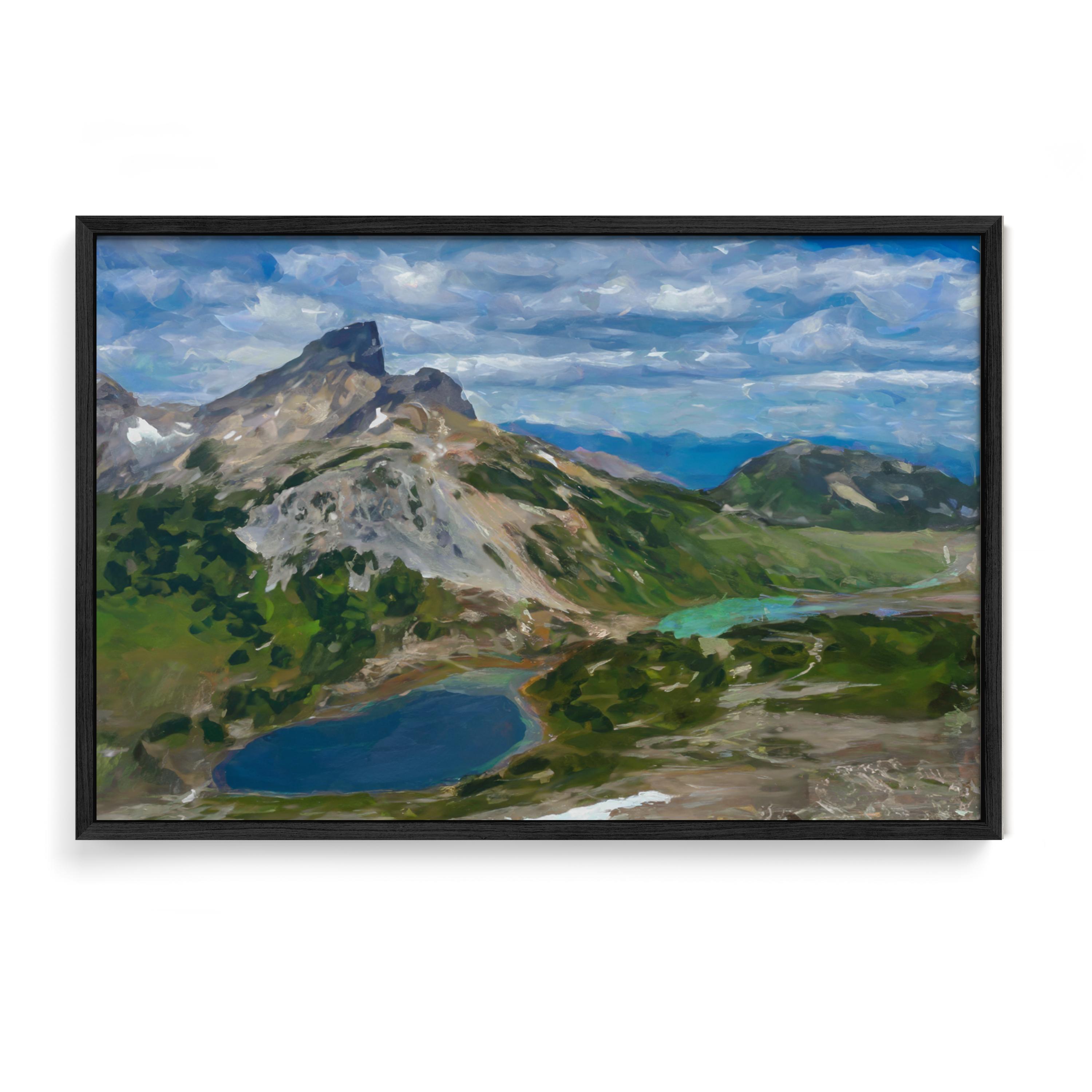 Panorama Ridge - Oil Painting Print