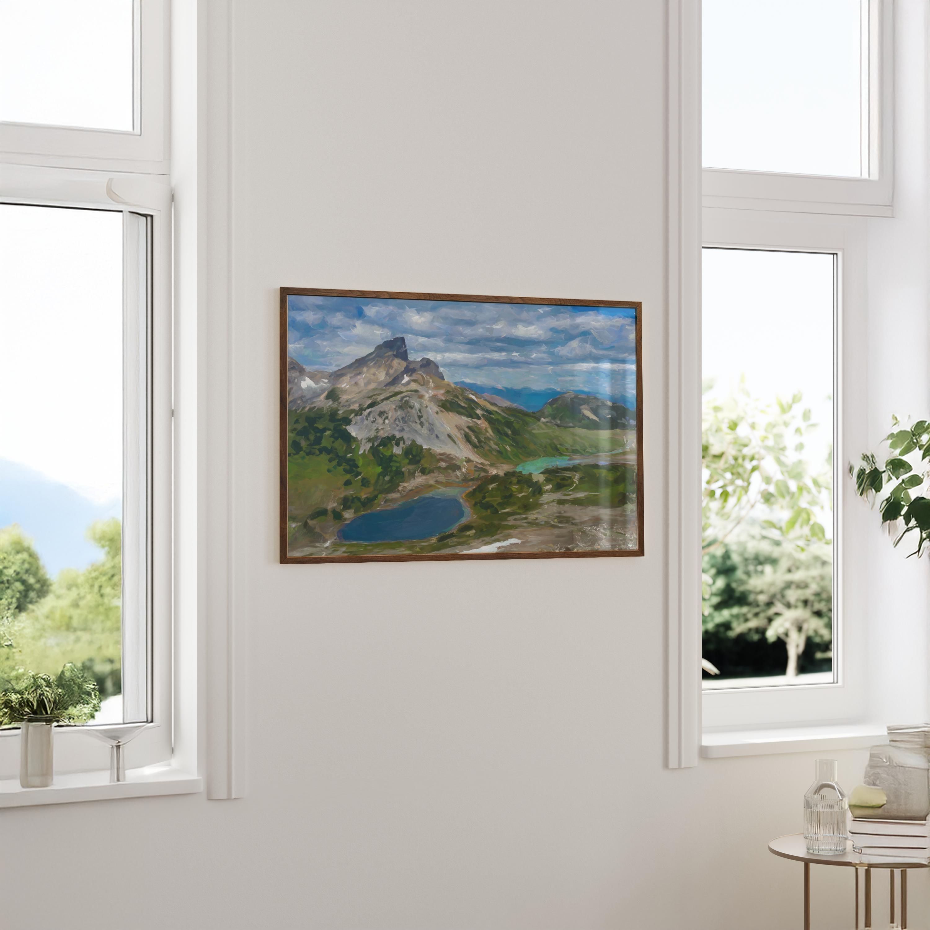 Panorama Ridge - Oil Painting Print