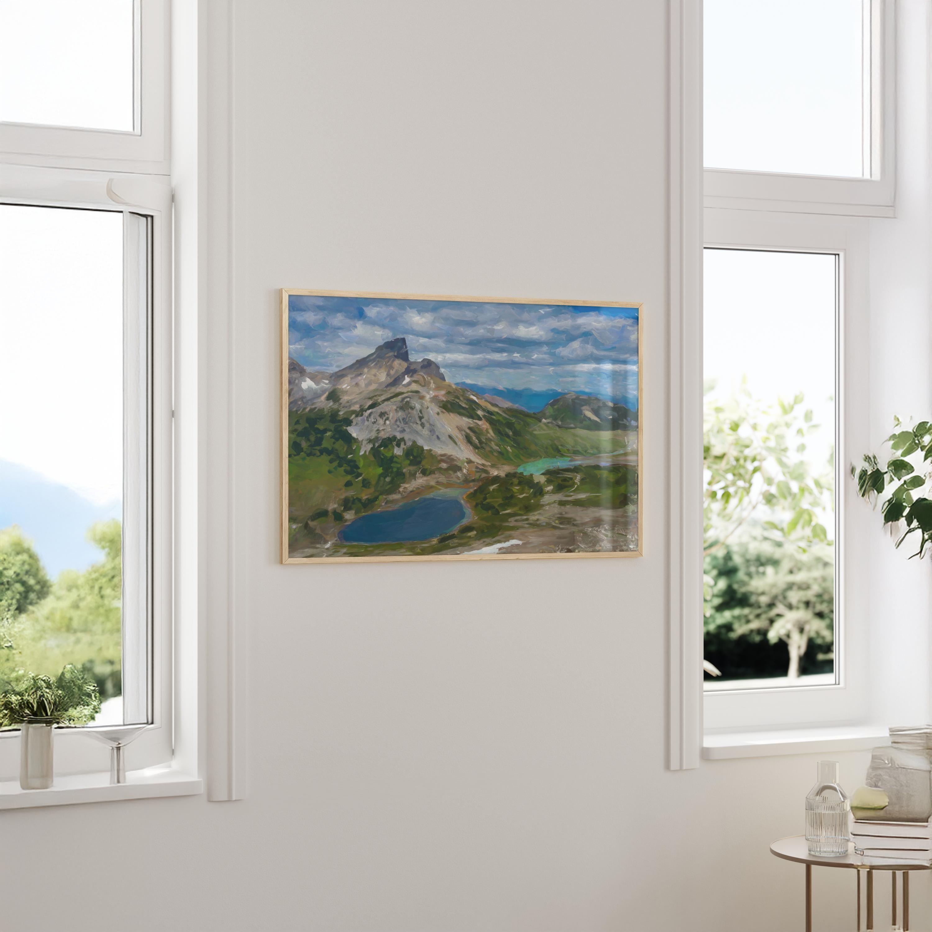 Panorama Ridge - Oil Painting Print