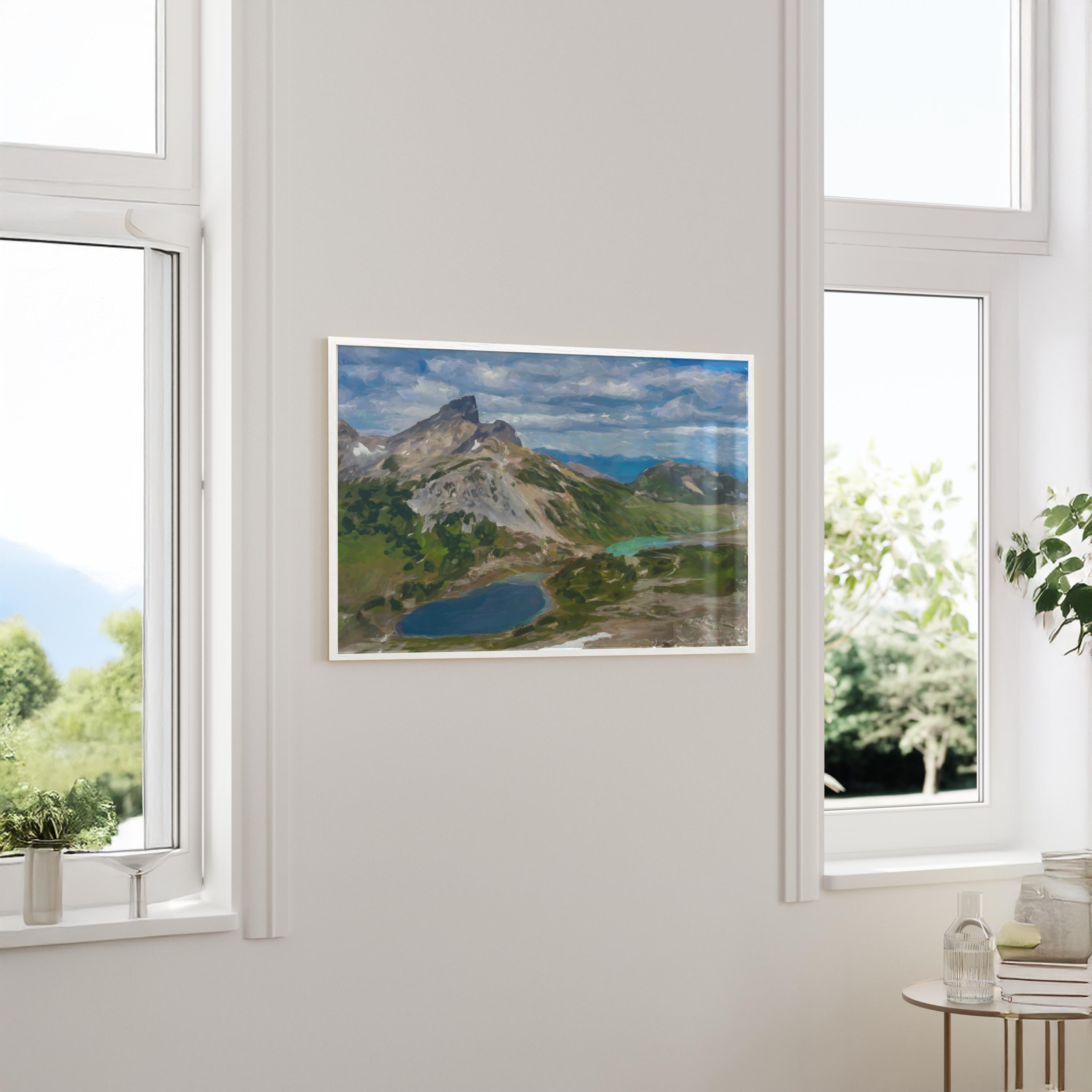 Panorama Ridge - Oil Painting Print
