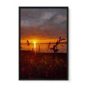 Pacific Northwest Sunset - Oil Painting Print