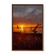 Pacific Northwest Sunset - Oil Painting Print