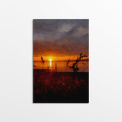 Pacific Northwest Sunset - Oil Painting Print