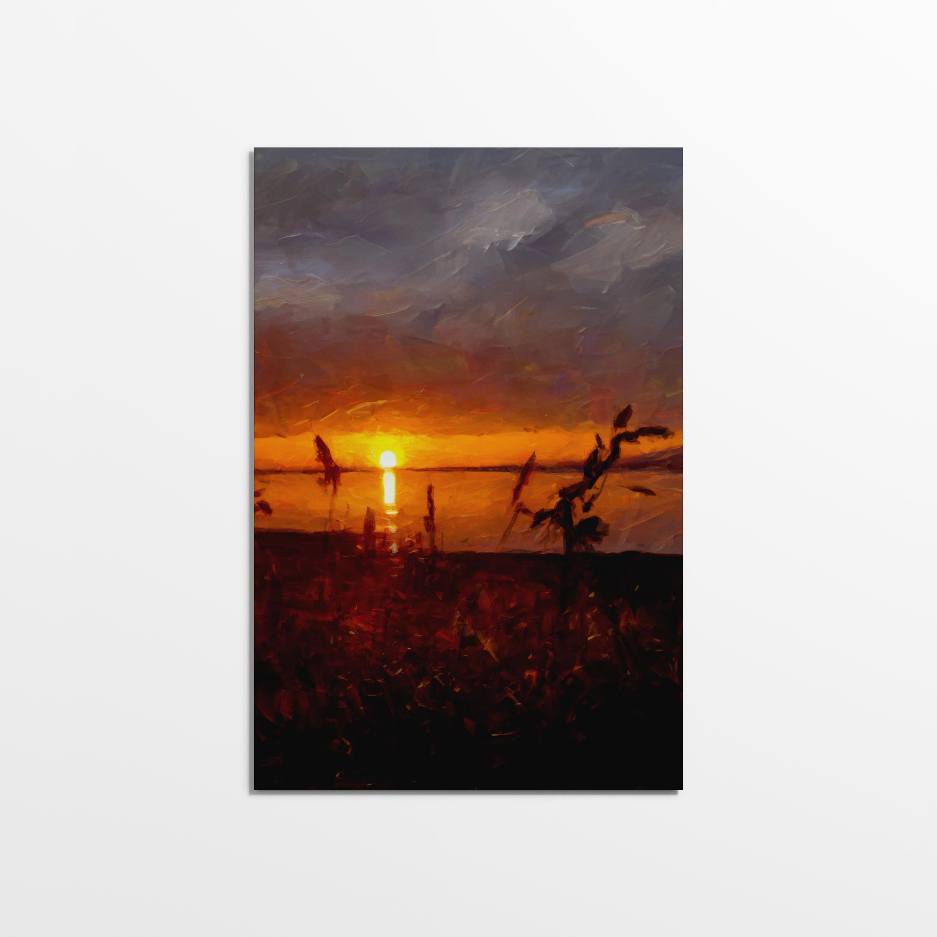 Pacific Northwest Sunset - Oil Painting Print