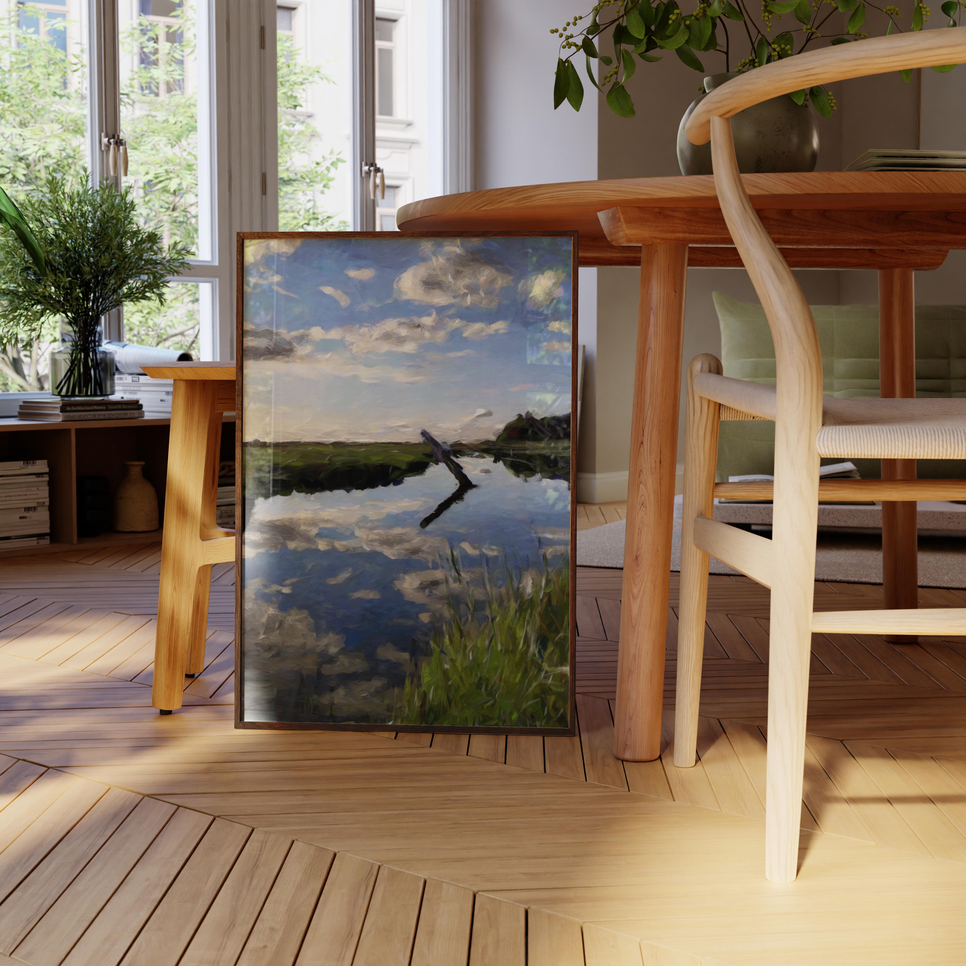 West Coast Ocean - Oil Painting Print