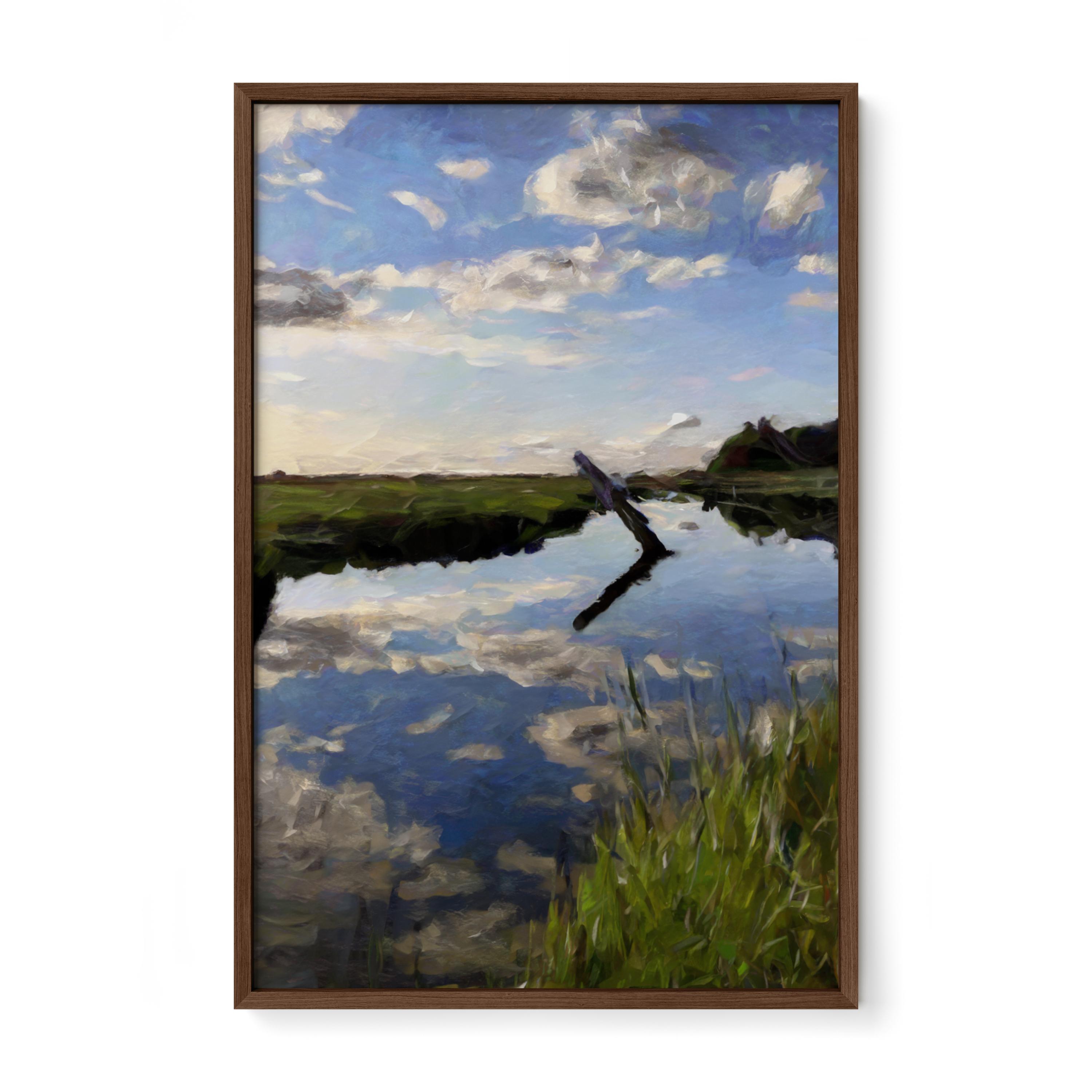 West Coast Ocean - Oil Painting Print