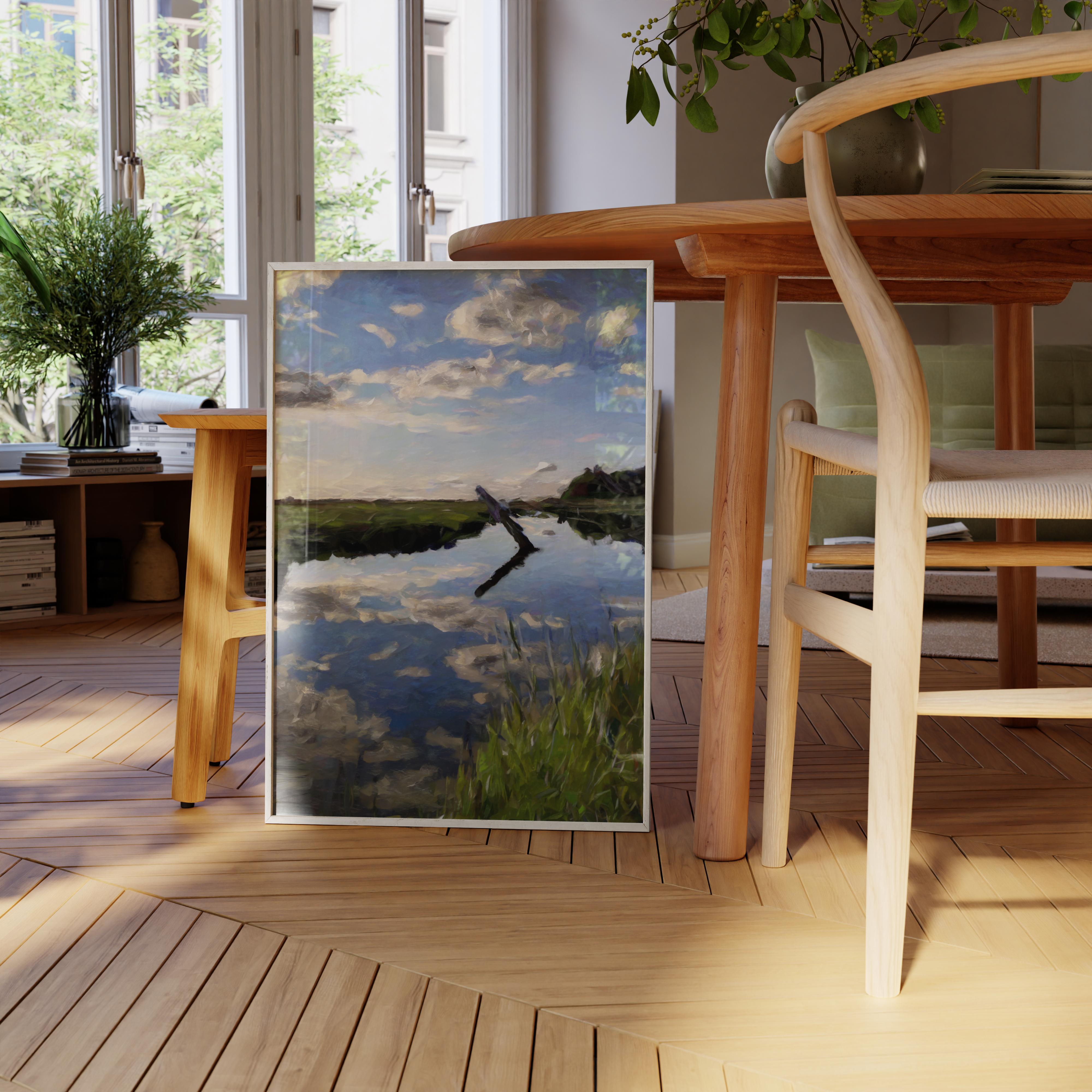 West Coast Ocean - Oil Painting Print