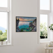 Tobermory Grotto Sunset - Oil Painting Print