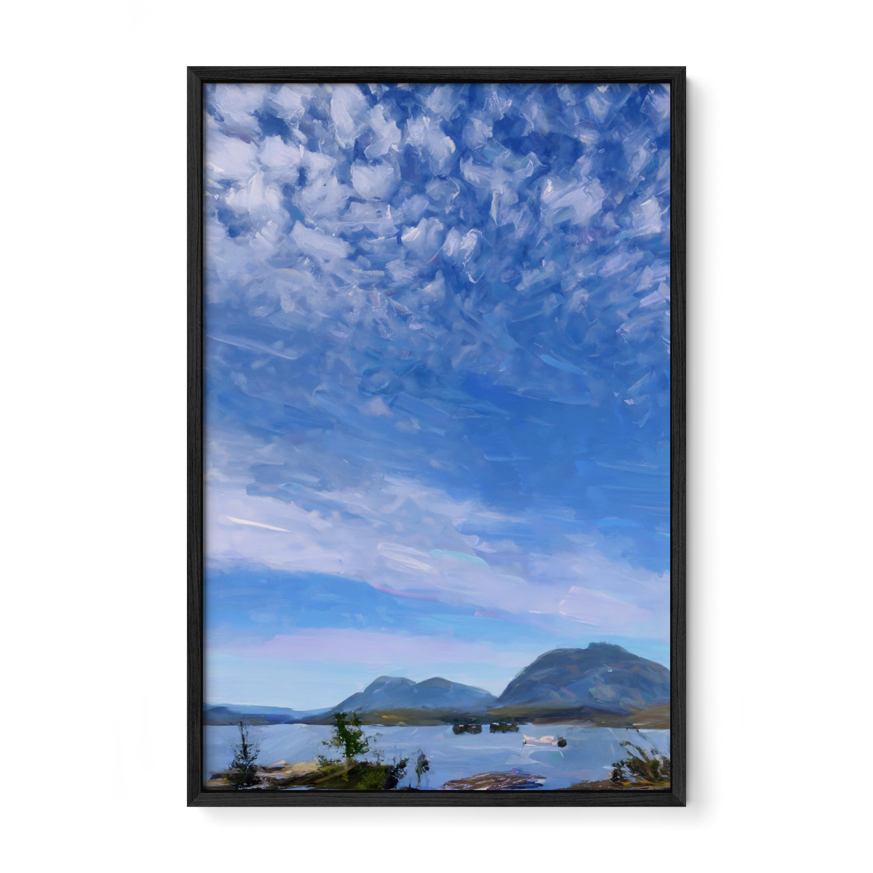 Tofino Mountains - Oil Painting Print