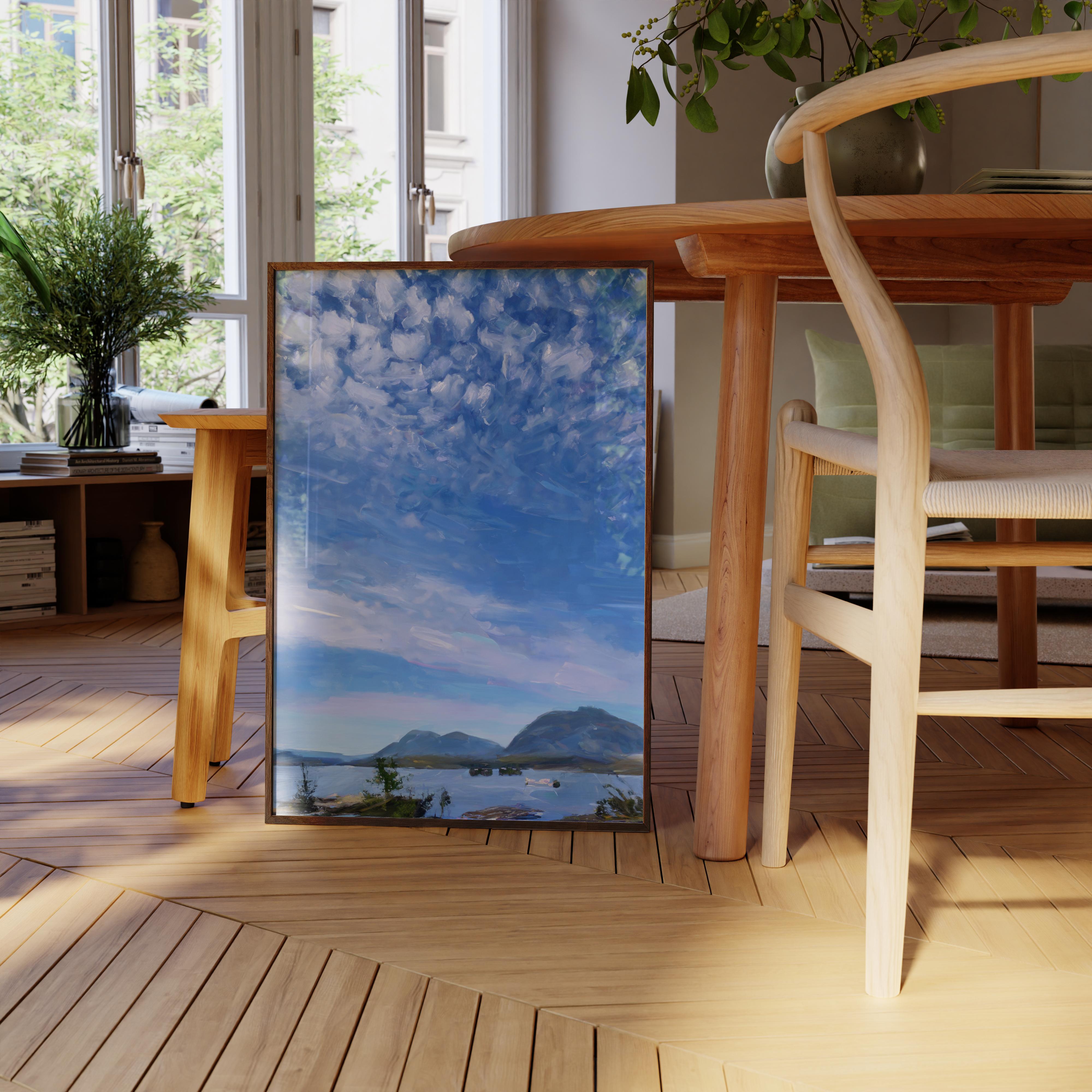 Tofino Mountains - Oil Painting Print