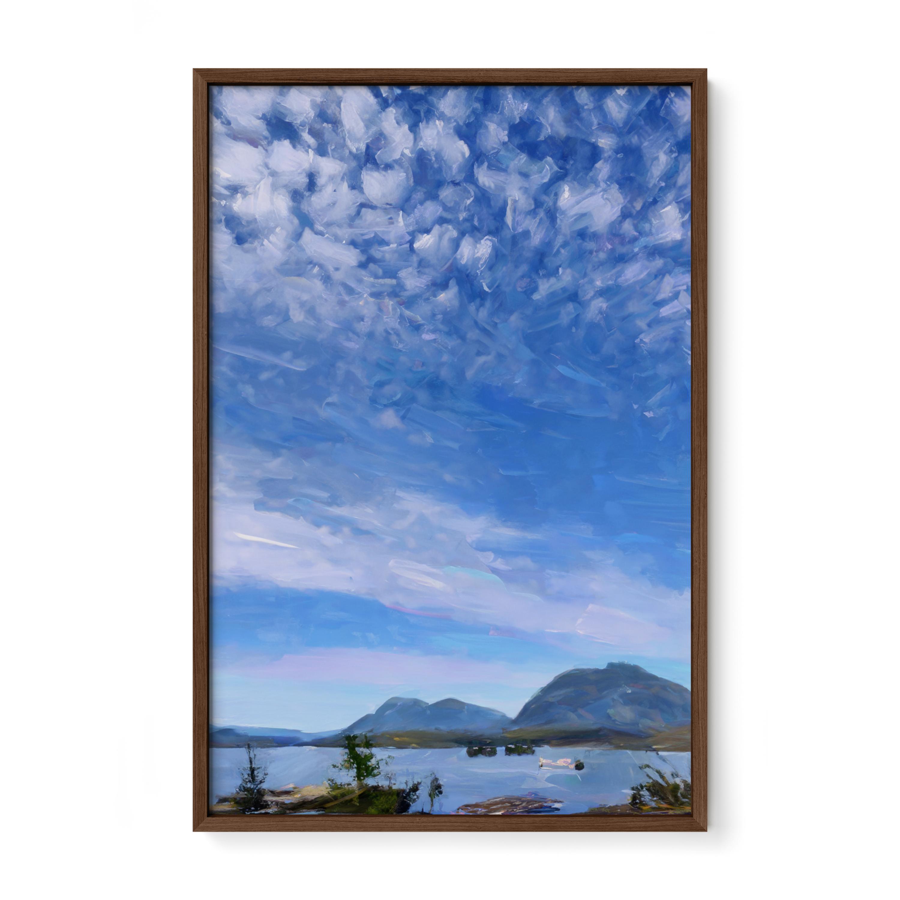 Tofino Mountains - Oil Painting Print