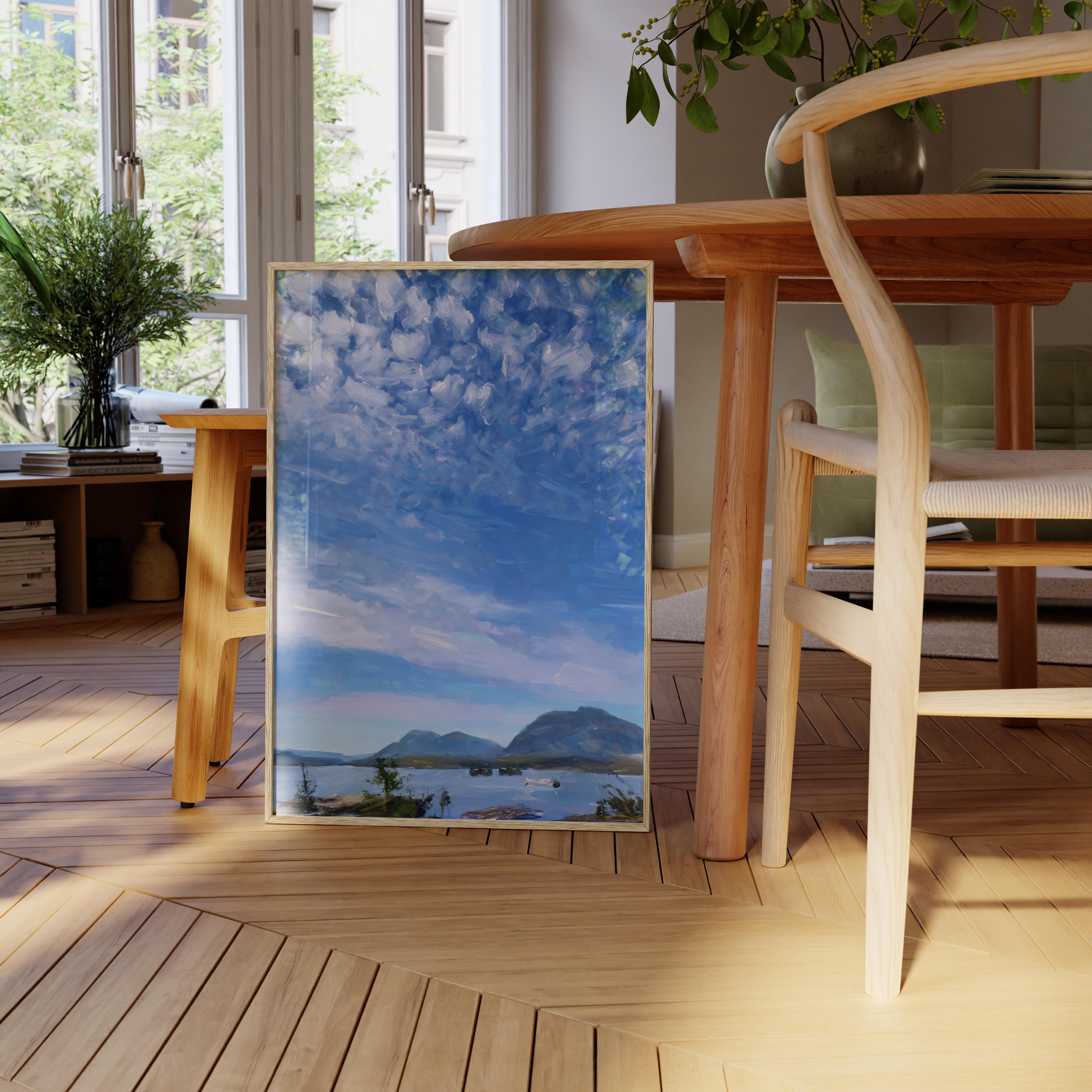 Tofino Mountains - Oil Painting Print