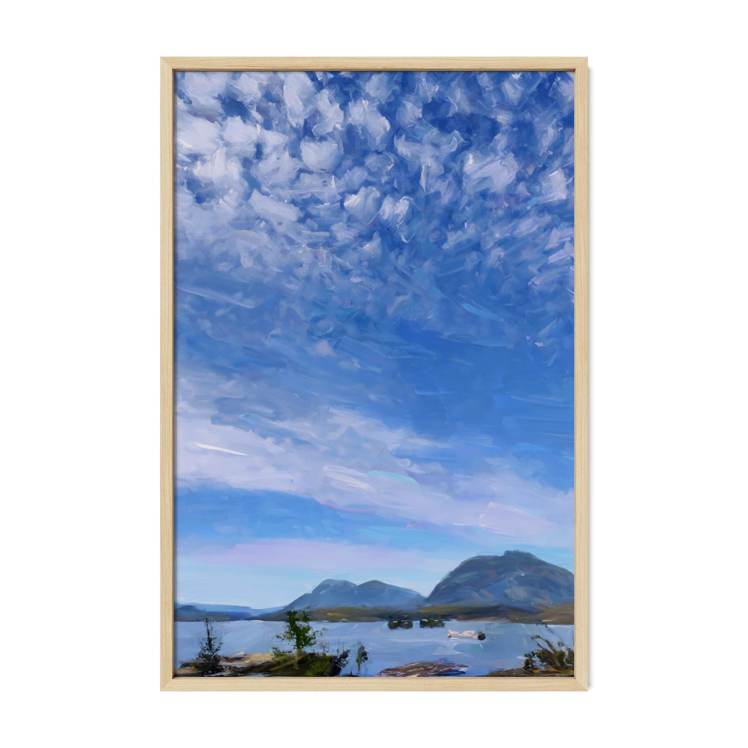 Tofino Mountains - Oil Painting Print