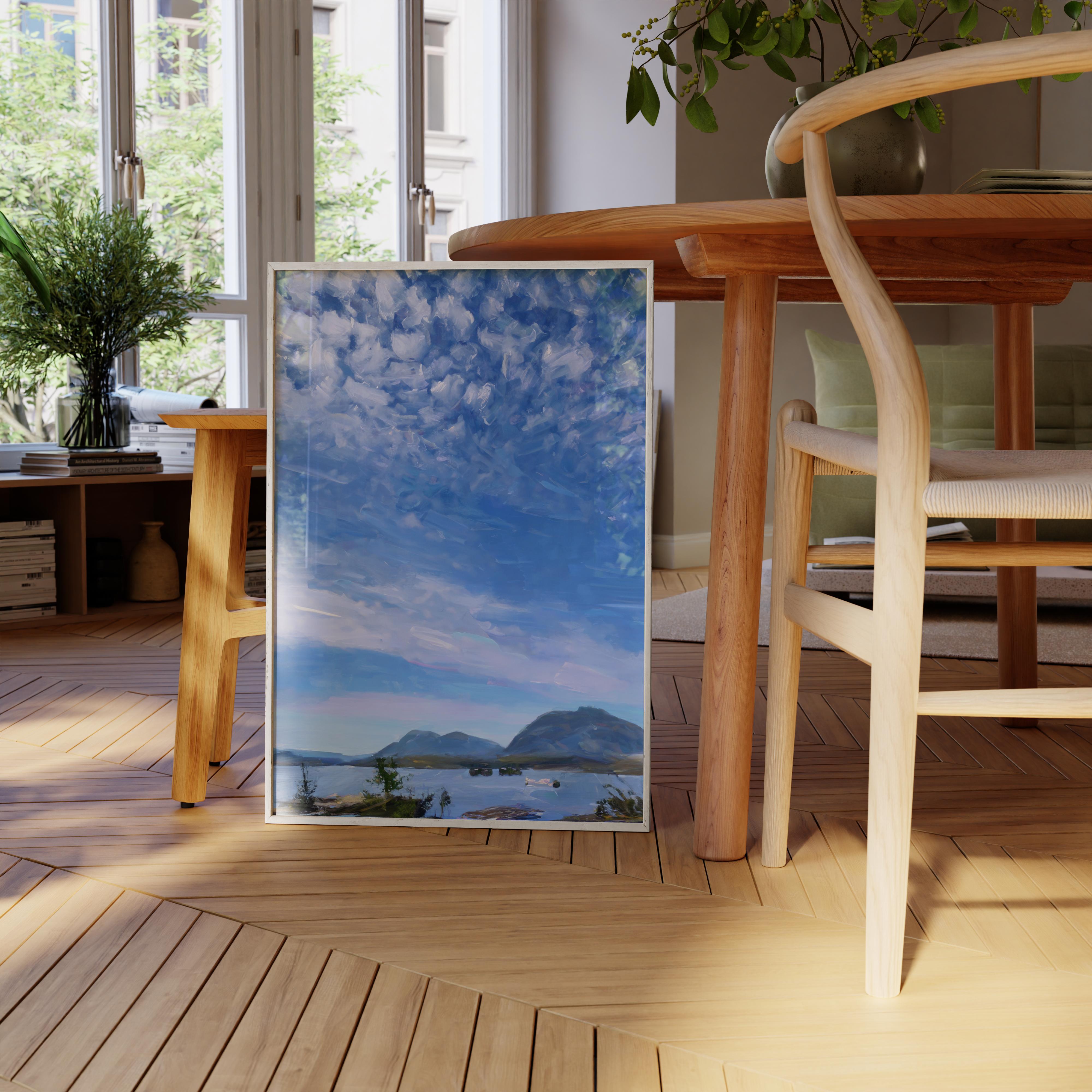 Tofino Mountains - Oil Painting Print