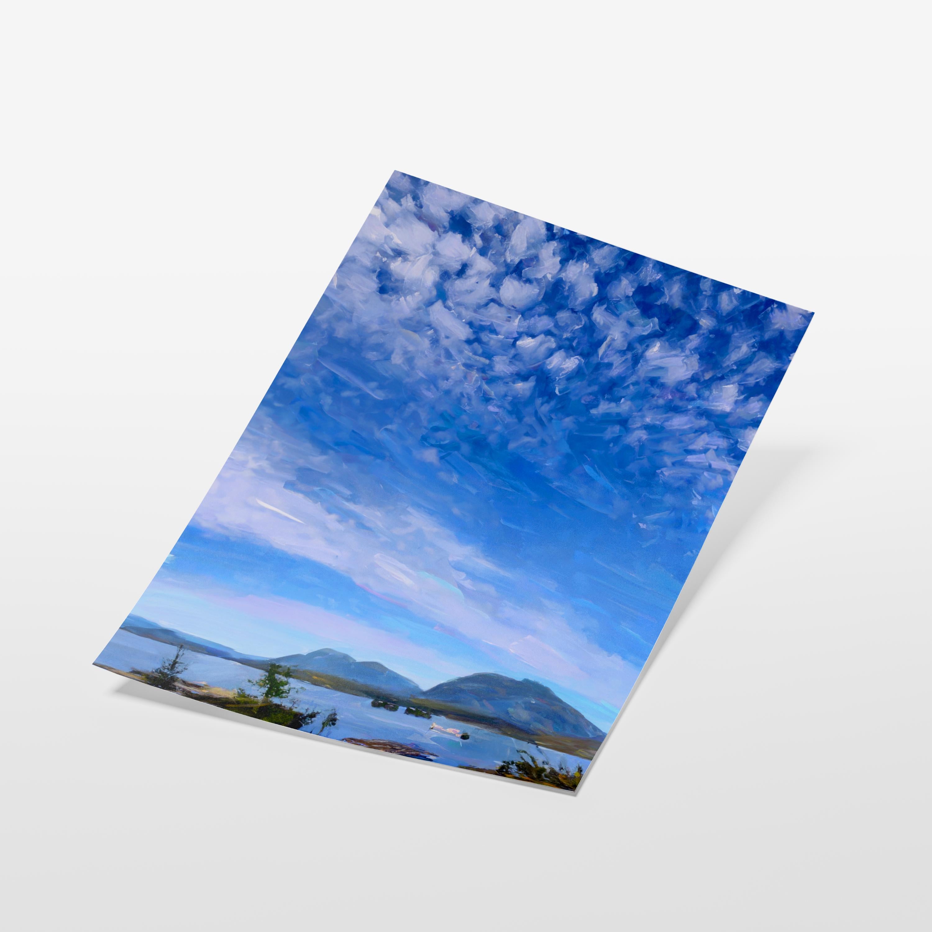 Tofino Mountains - Oil Painting Print