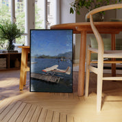 Tofino Waterfront Plane - Oil Painting Print