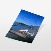 Tofino Waterfront Plane - Oil Painting Print
