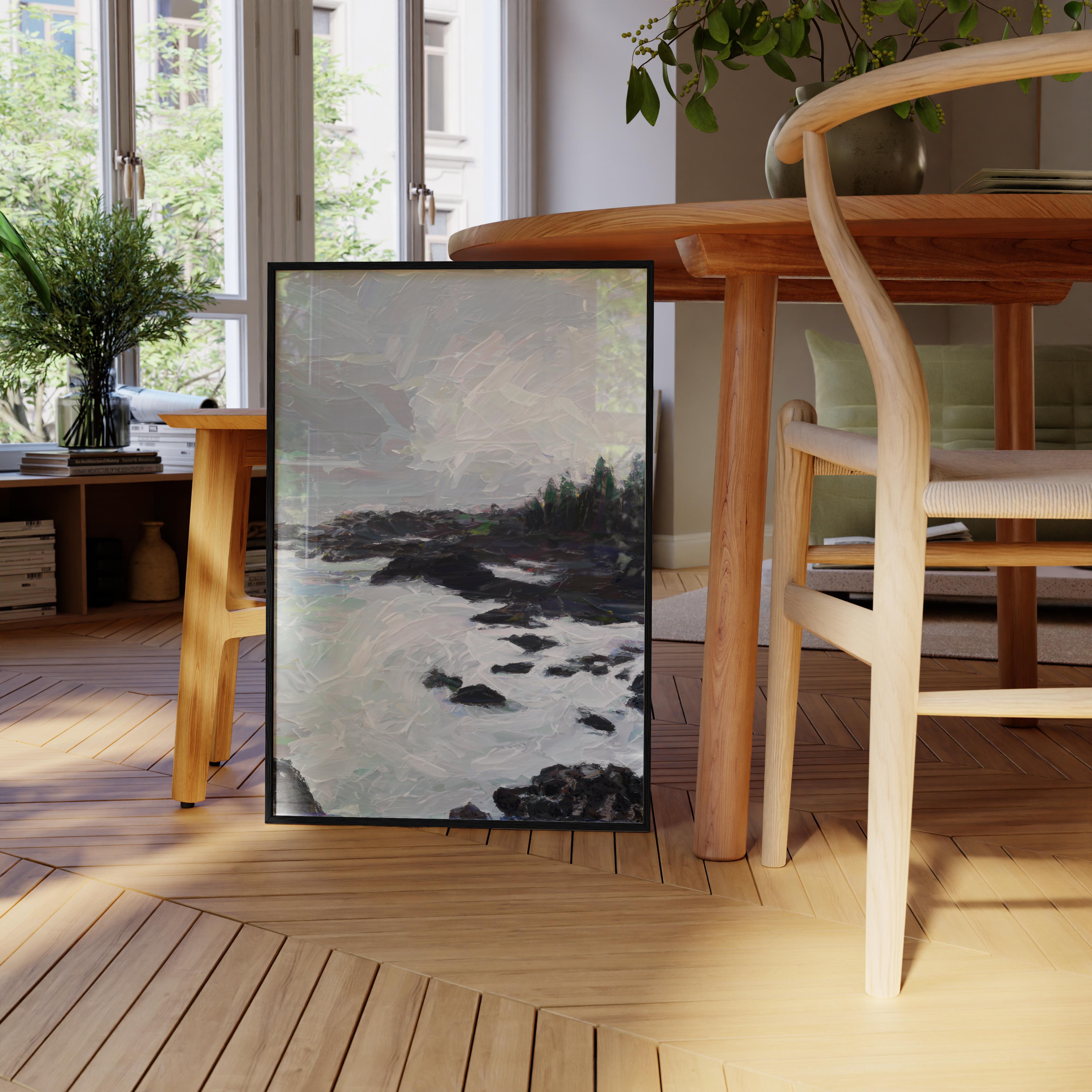 Tofino Winter Storm - Oil Painting Print