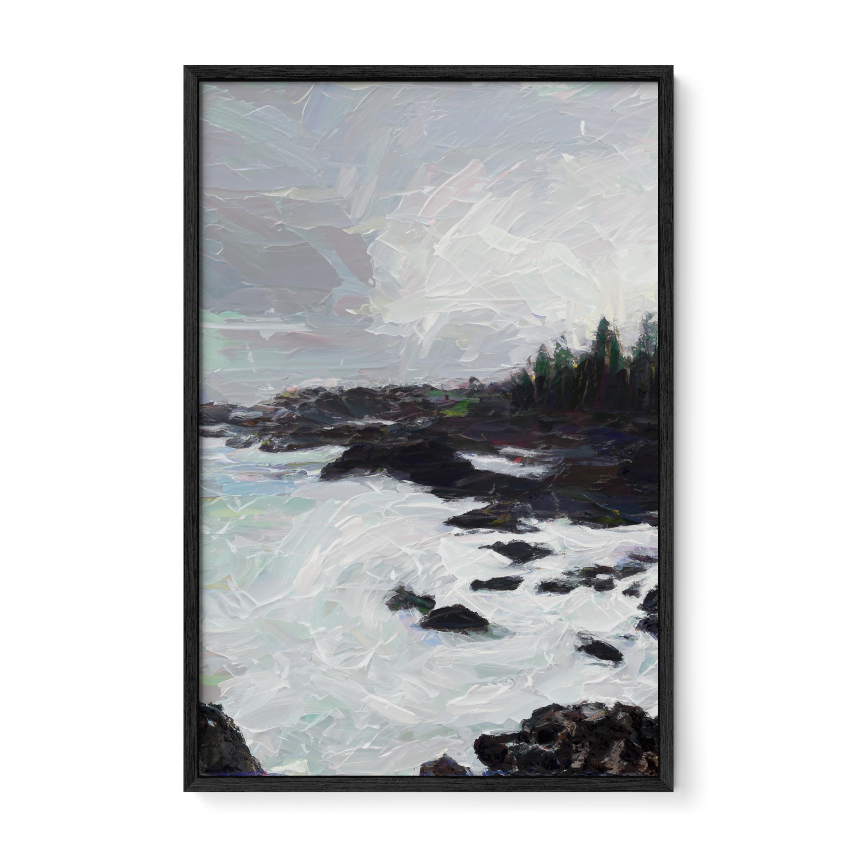 Tofino Winter Storm - Oil Painting Print