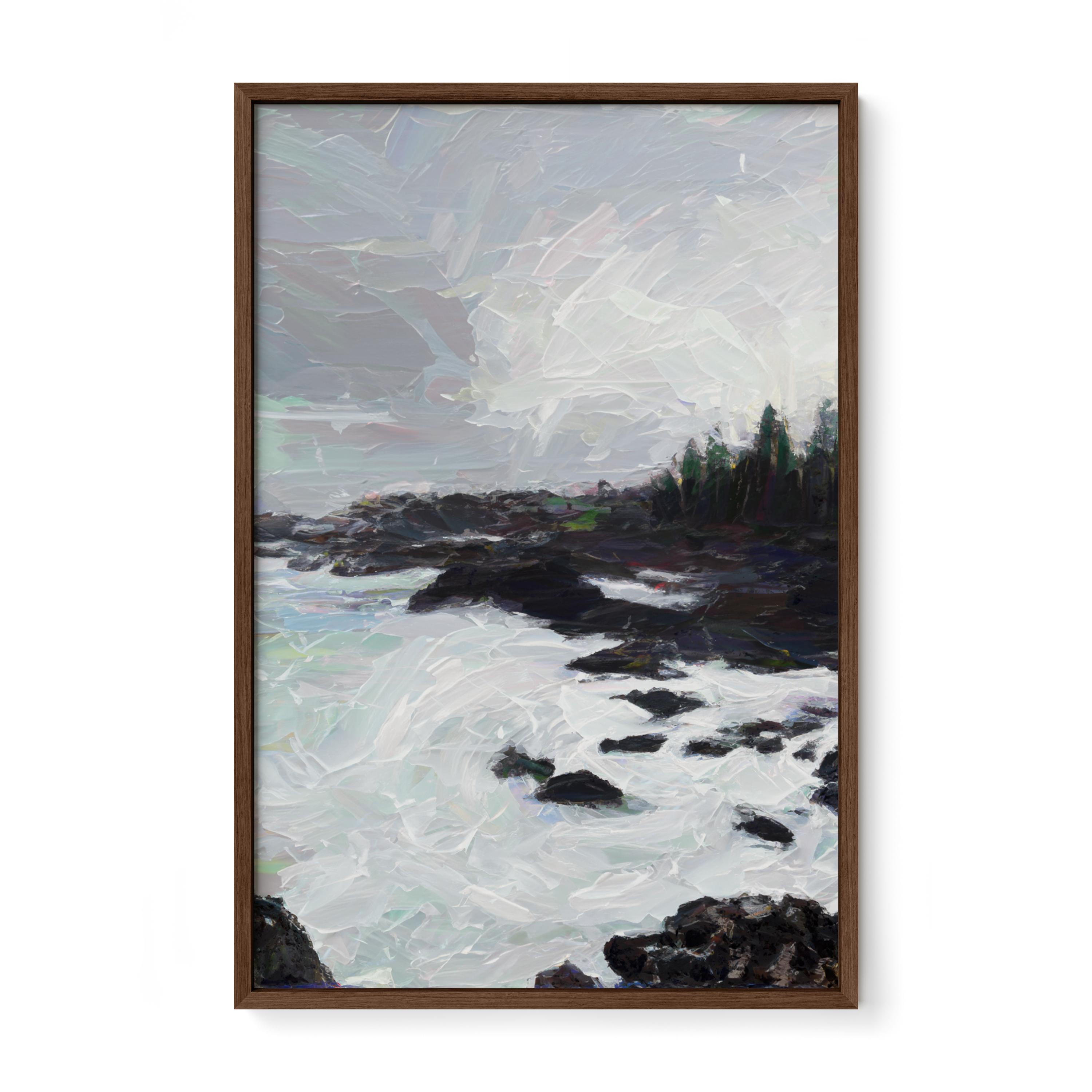 Tofino Winter Storm - Oil Painting Print