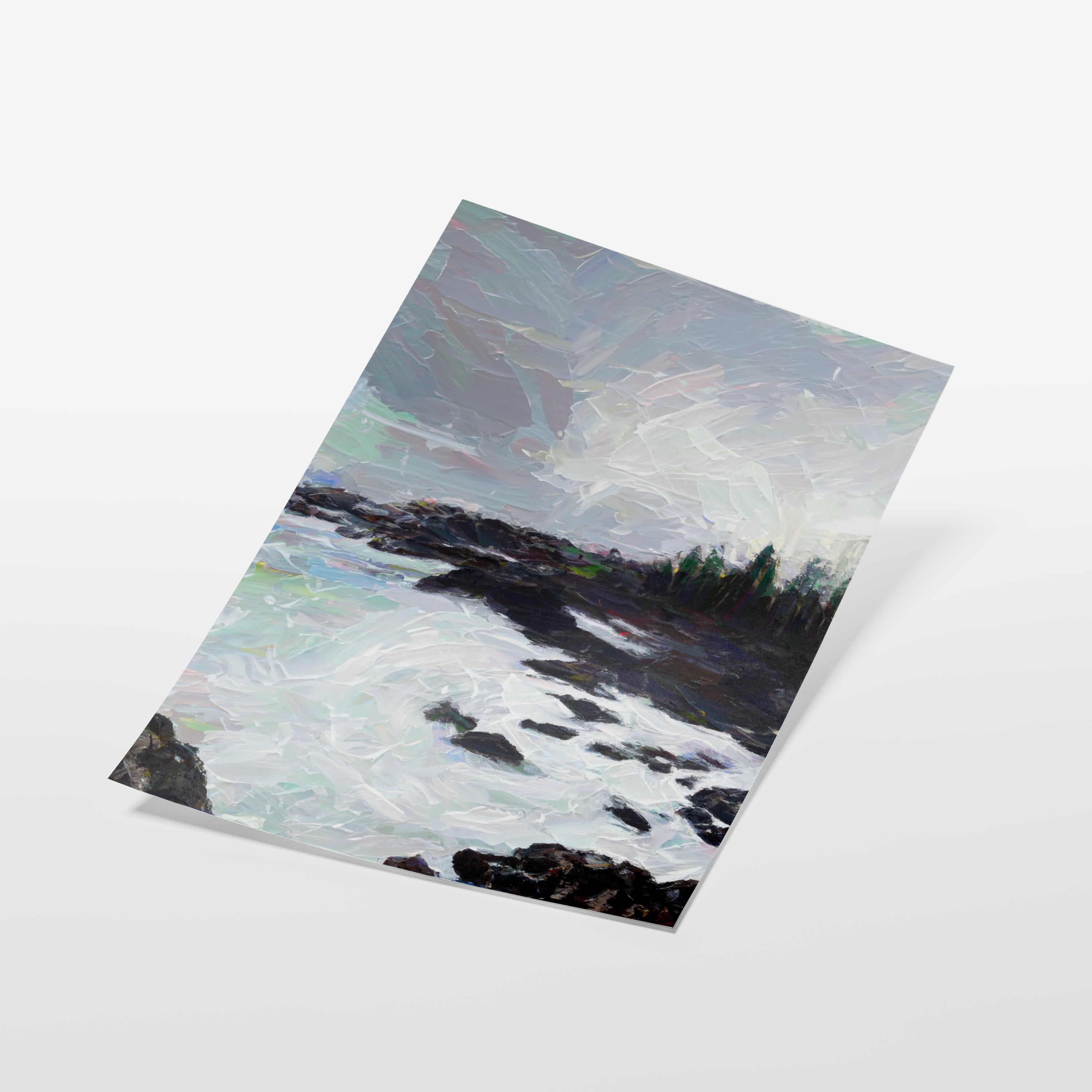 Tofino Winter Storm - Oil Painting Print
